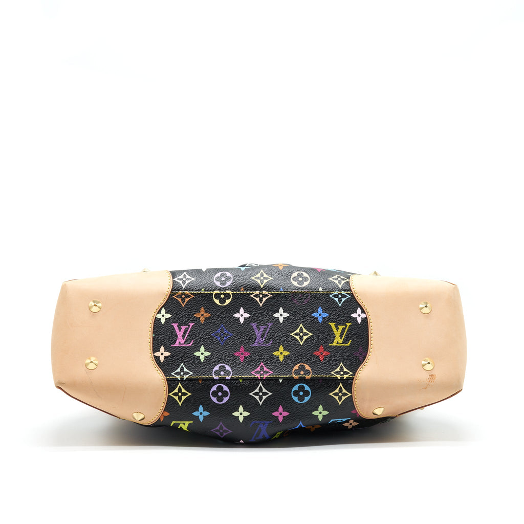 LOUIS VUITTON JUDY GM BLACK MONOGRAM CANVAS MULTICOLOUR