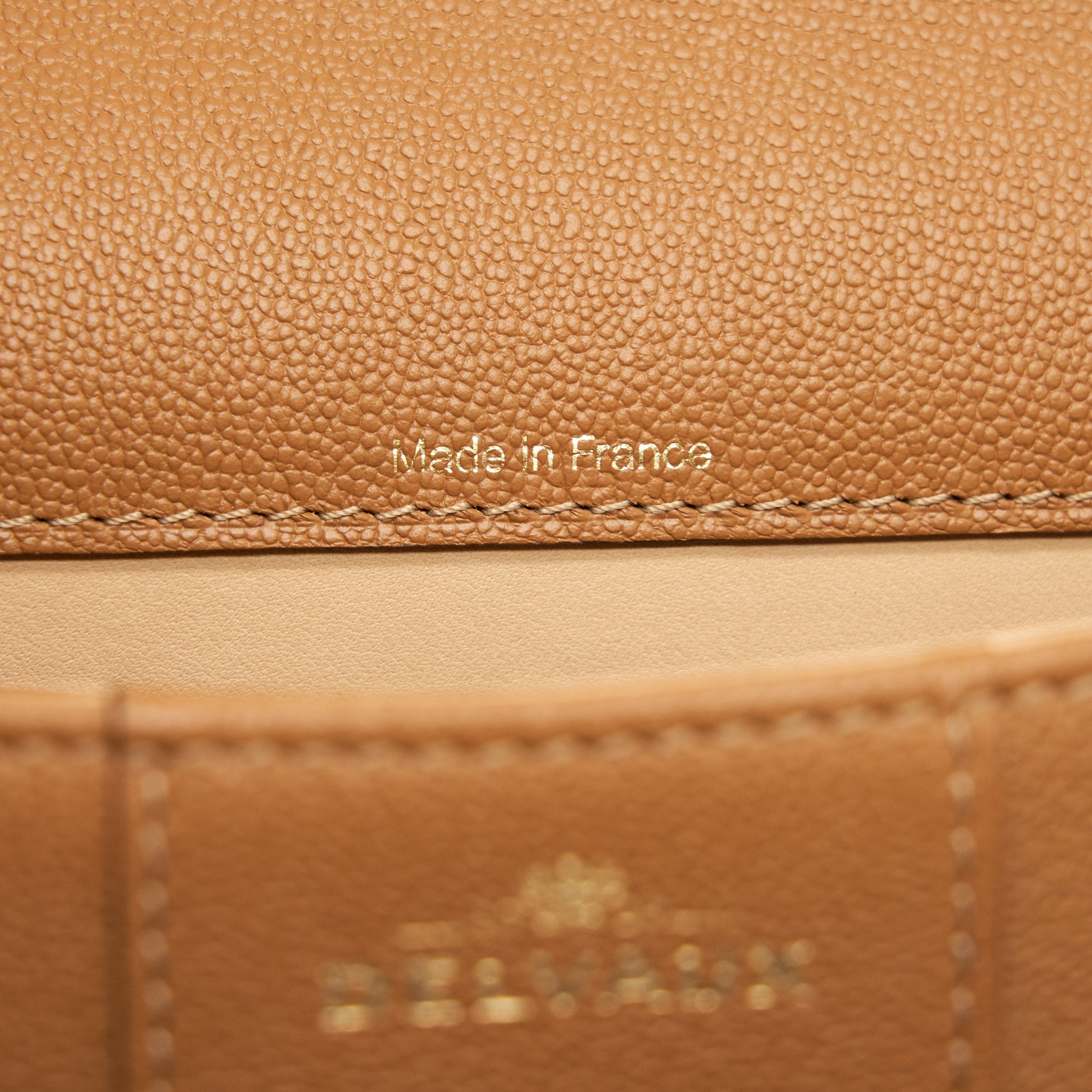 DELVAUX MINI BRILLIANT BAG GRAINED CALFSKIN GOLD GHW