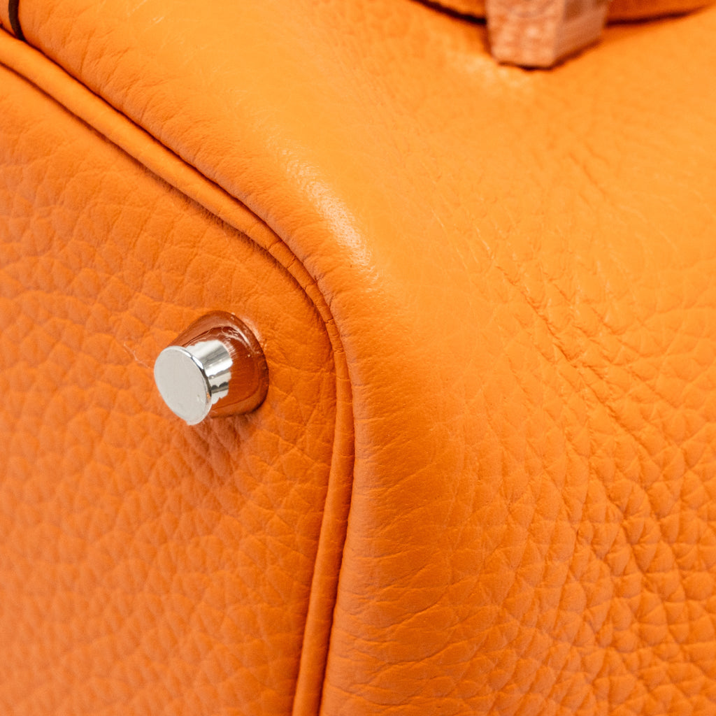 HERMES PICOTIN 18 LOCK BAG CLEMENCE ORANGE SHW