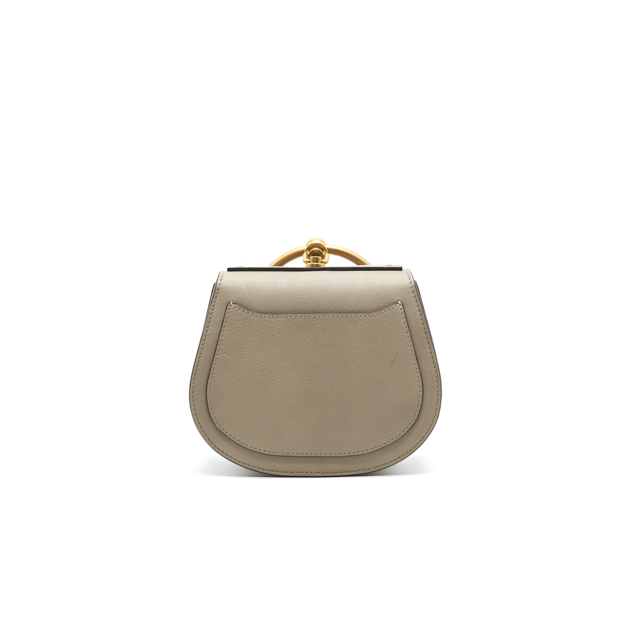 CHLOE NILE SMALL BRACELET BAG LIGHT GREY WIT GHW