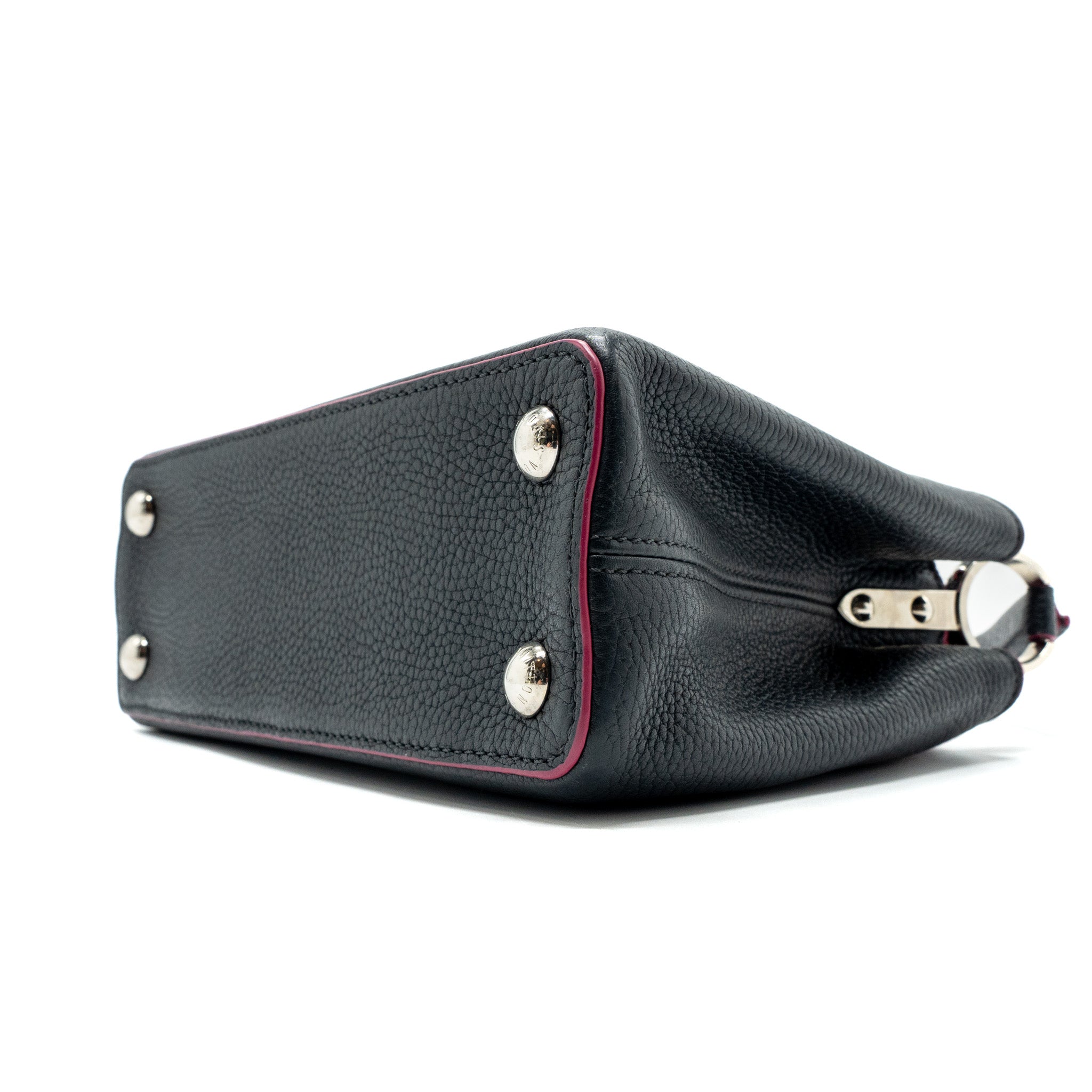 LOUIS VUITTON CAPUCINES BB TAURILLON NAVY SHW