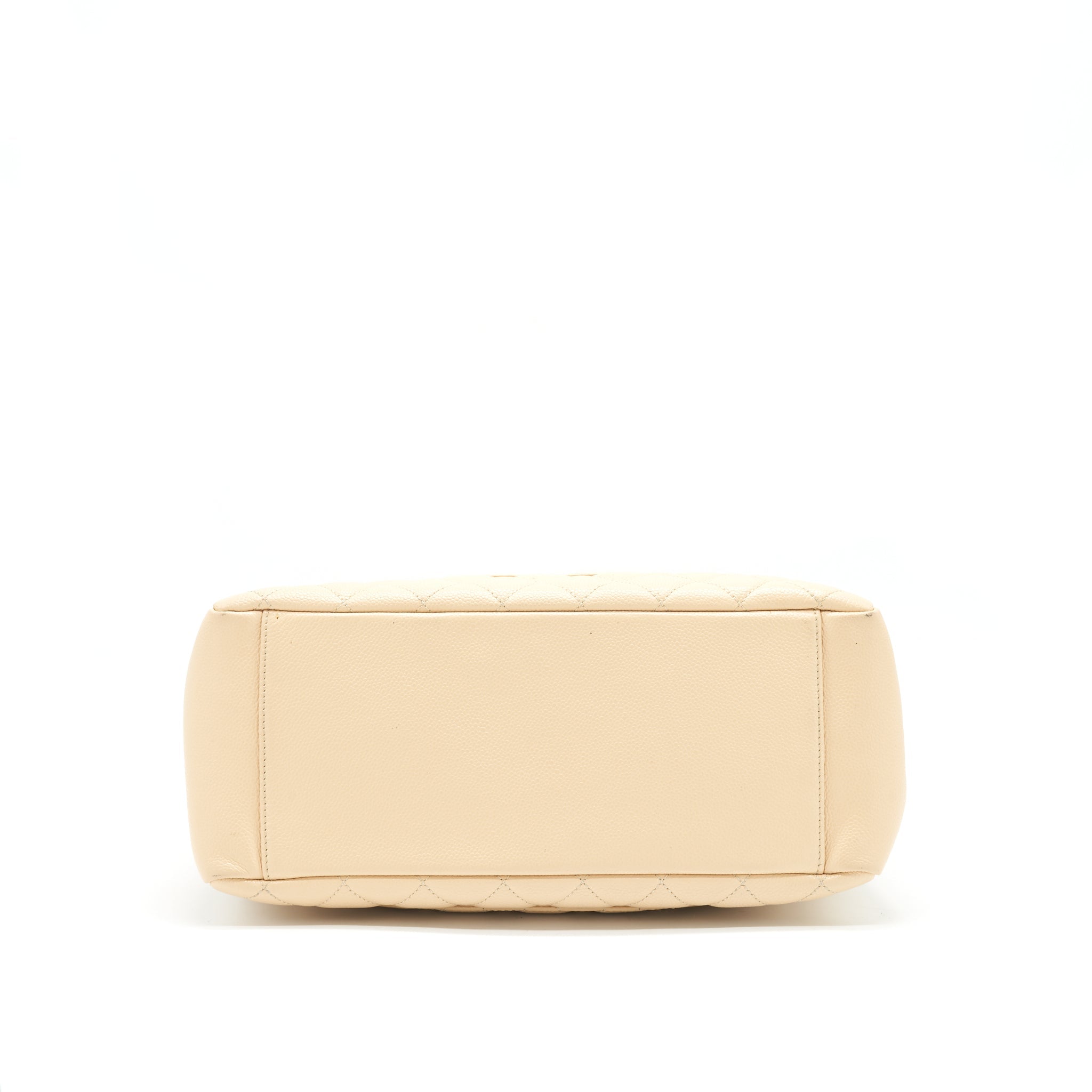 CHANEL CAVIAR GRAND SHOPPING TOTE GST IN BEIGE GHW