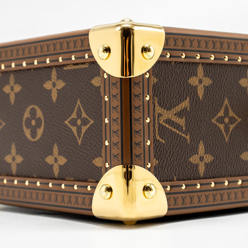 LOUIS VUITTON CAMERA BOX TRUNK MONOGRAM CANVAS/LEATHER GHW