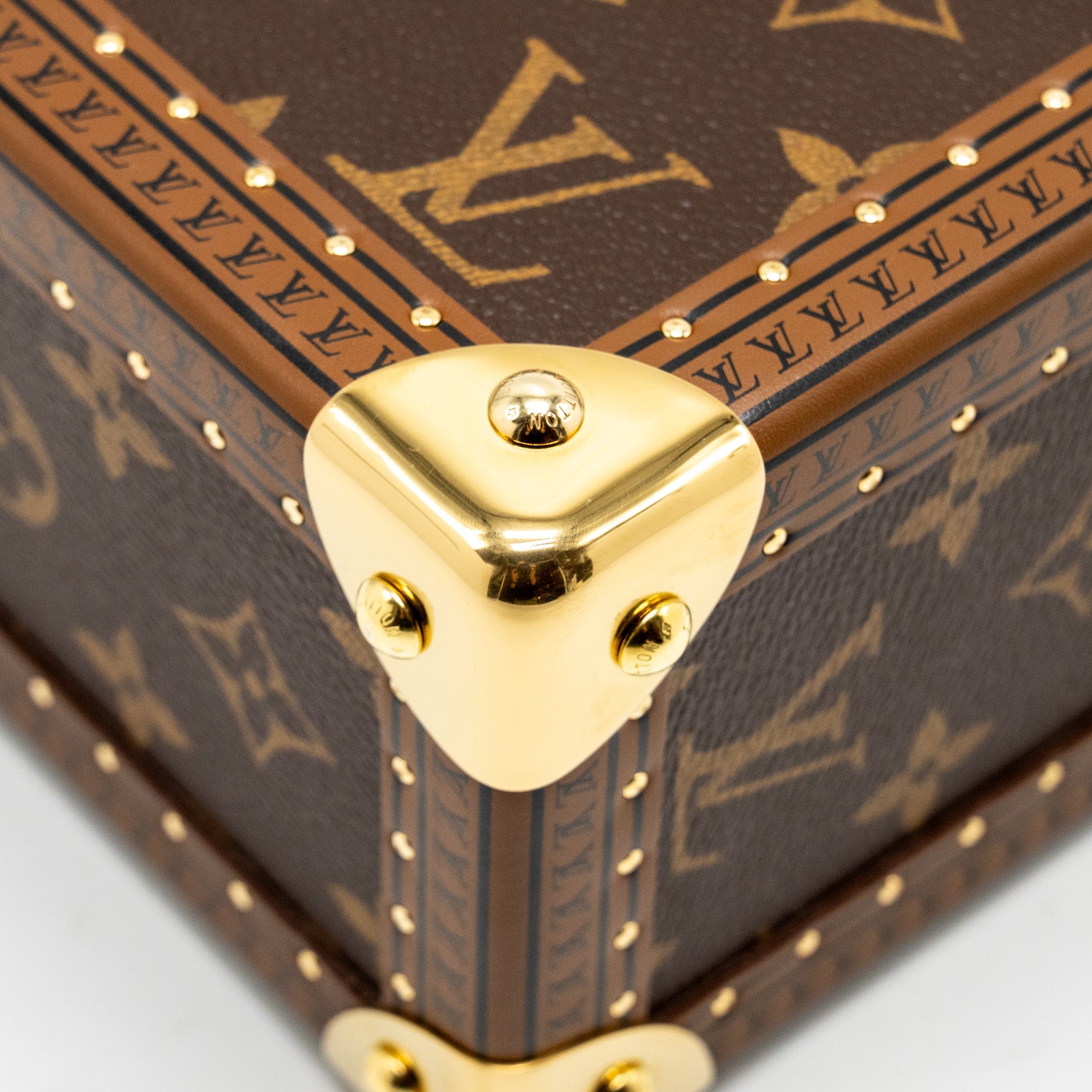 LOUIS VUITTON CAMERA BOX TRUNK MONOGRAM CANVAS/LEATHER GHW
