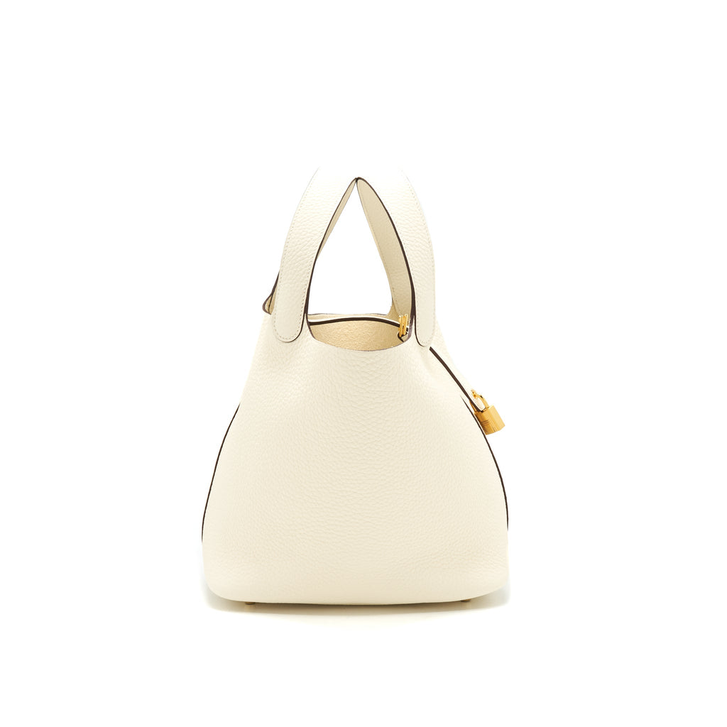 HERMES PICOTIN 22 LOCK BAG I2 NATA GHW