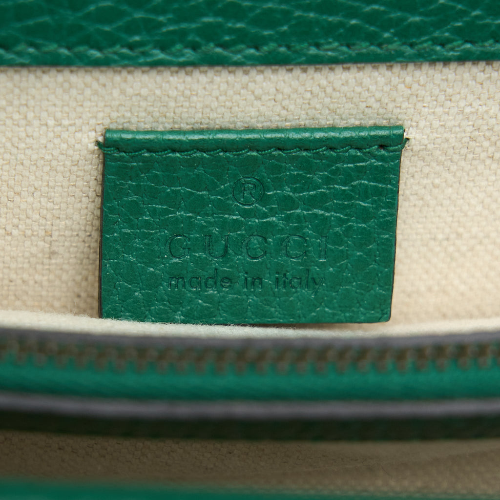 GUCCI SMALL DIONYSUS BAG GREEN MULTICOLOUR HARDWARE