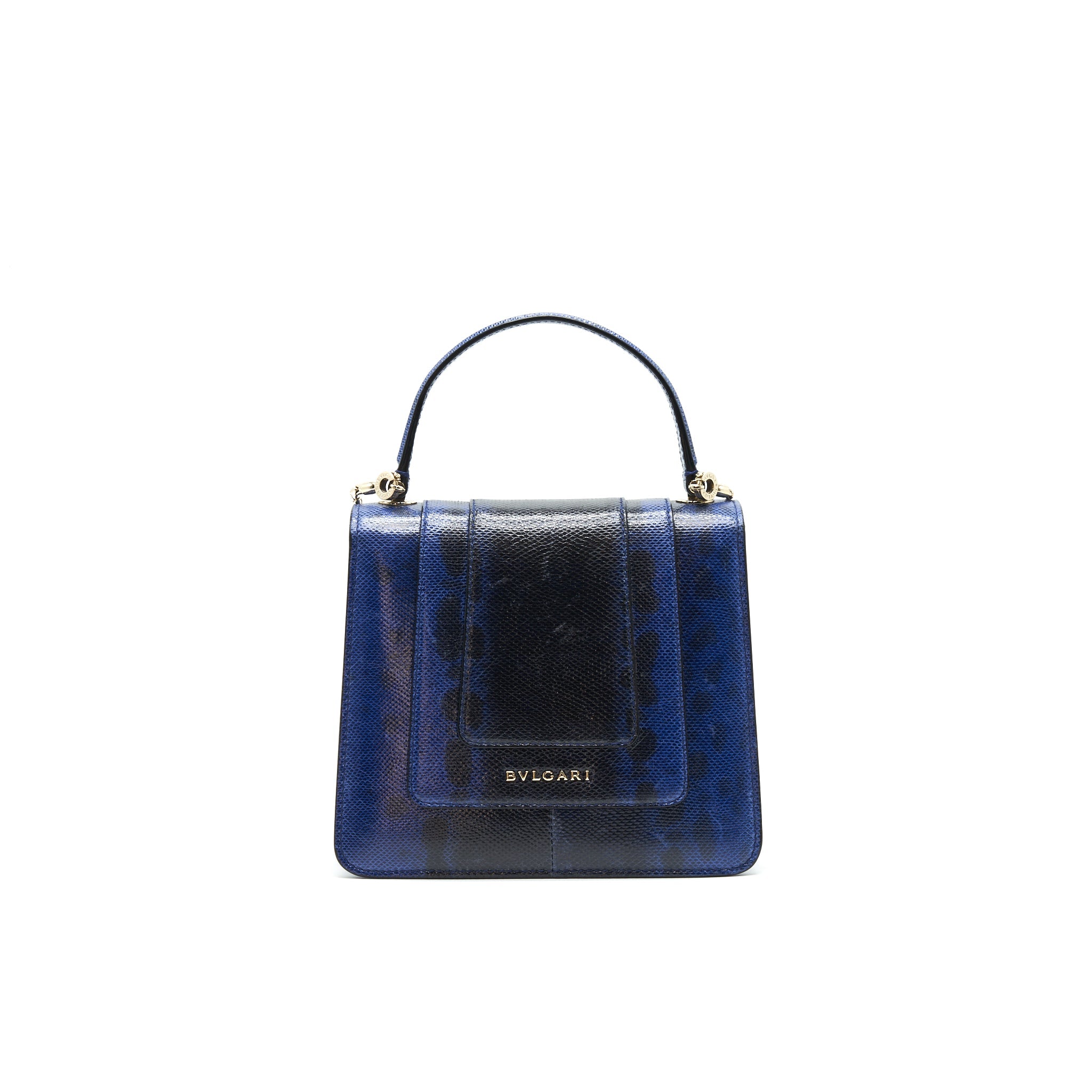 BVLGARI SERPENTI FOREVER CROSSBODY BAG DARK BLUE