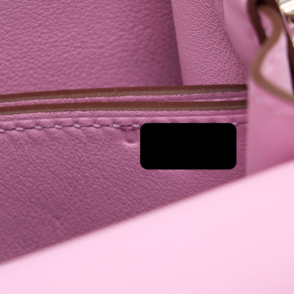 HERMES MINI ROULIS VEAU SWIFT X9 MAUVE SYLVESTRE SHW