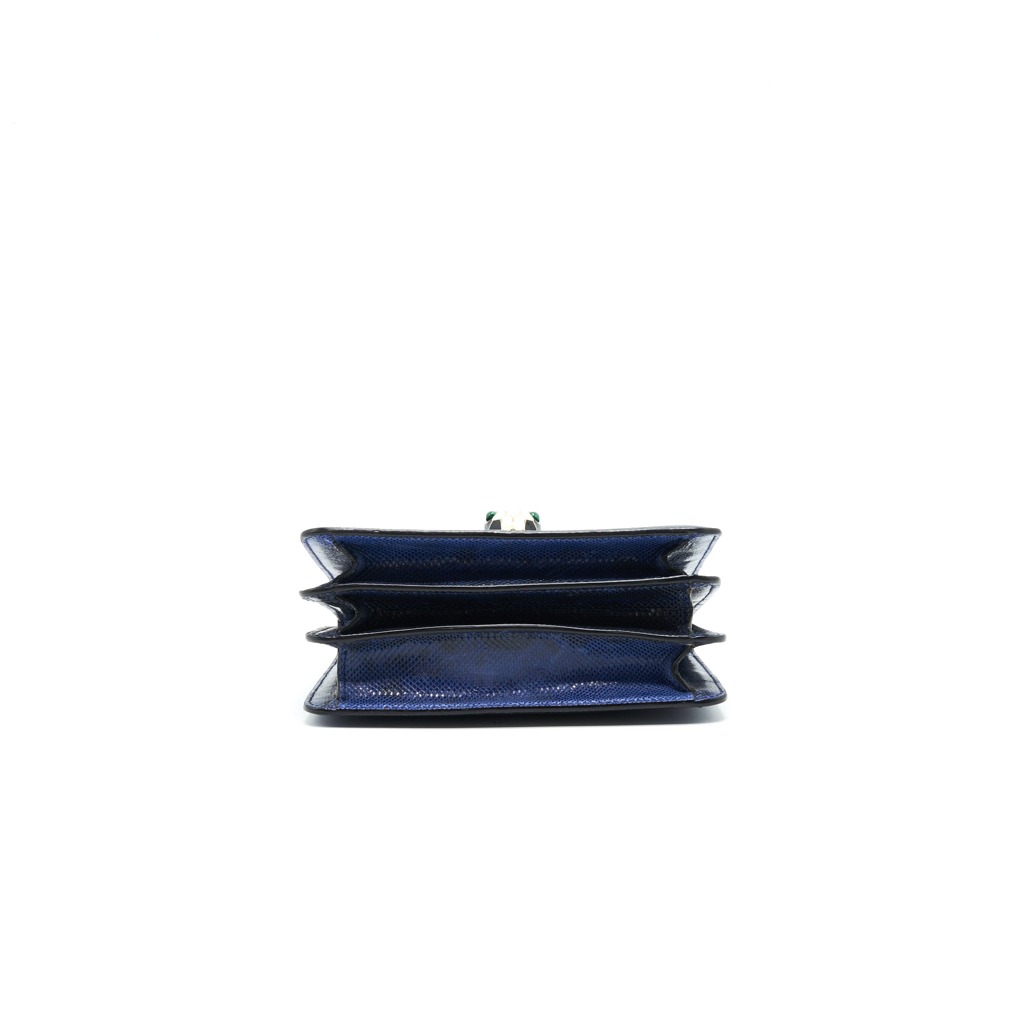 BVLGARI SERPENTI FOREVER CROSSBODY BAG DARK BLUE