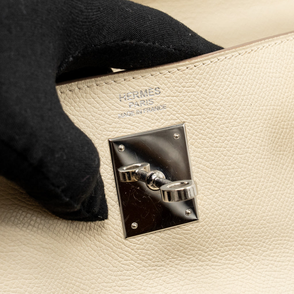 HERMES KELLY 32 EPSOM RETOURNE CRAIE SHW