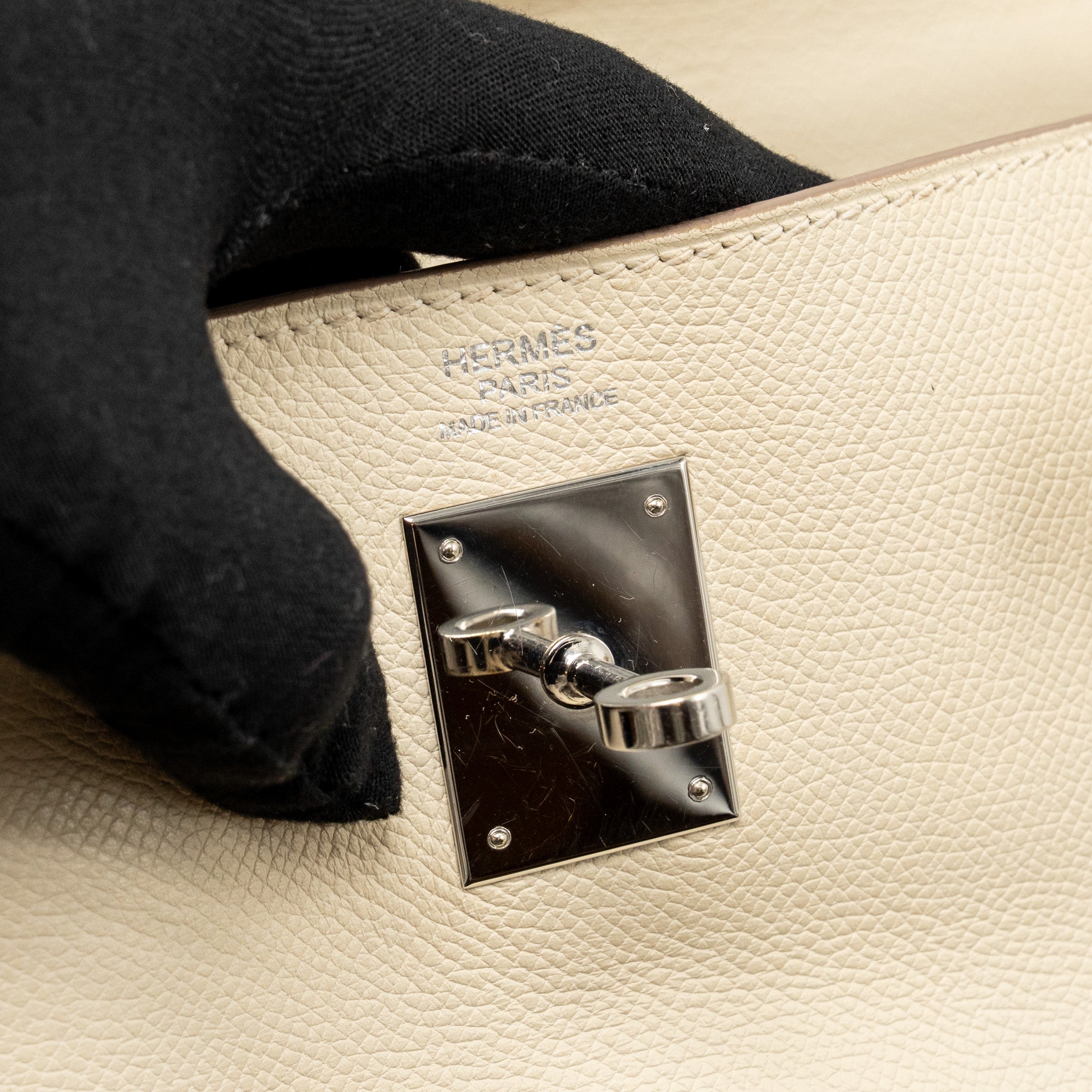 HERMES KELLY 32 EPSOM RETOURNE CRAIE SHW