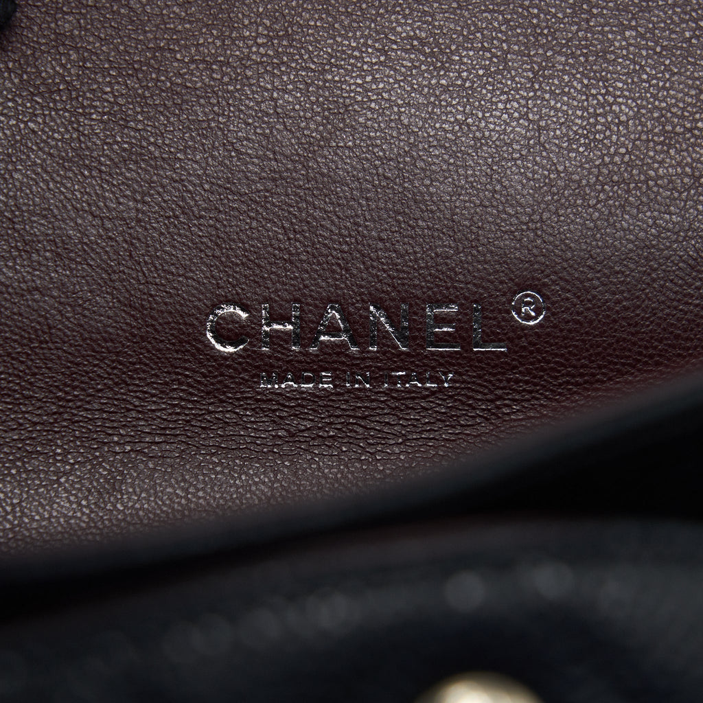 CHANEL MAXI FLAP BAG CAVIAR  BLACK SHW