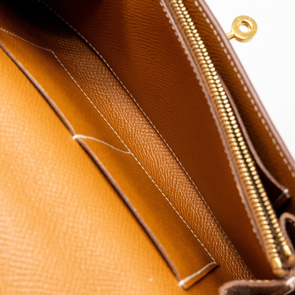 HERMES KELLY TO GO EPSOM GOLD GHW
