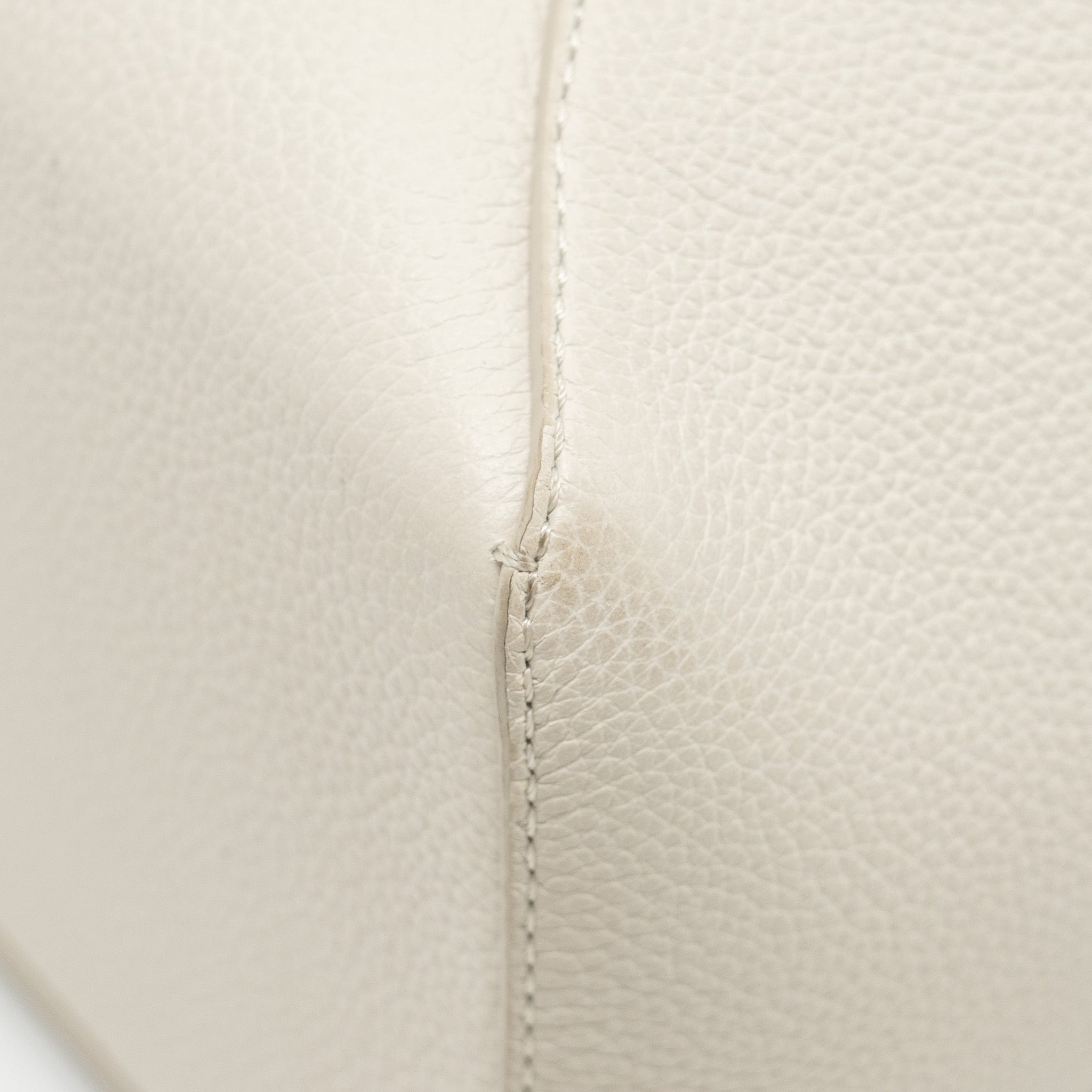 LOEWE SMALL PUZZLE BAG GRAINED CALFSKIN WHITE SHW