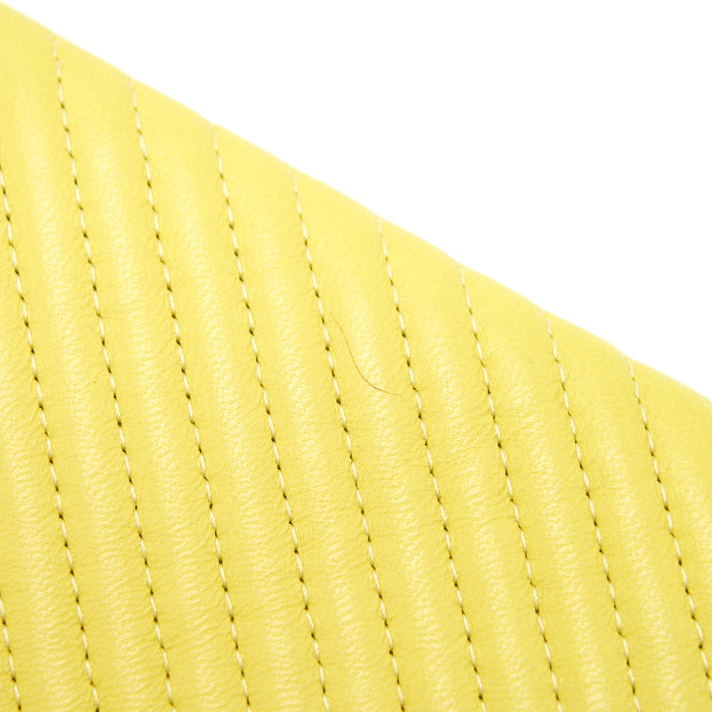 CHANEL CHEVRON CLUTCH BAG IN YELLOW SHW