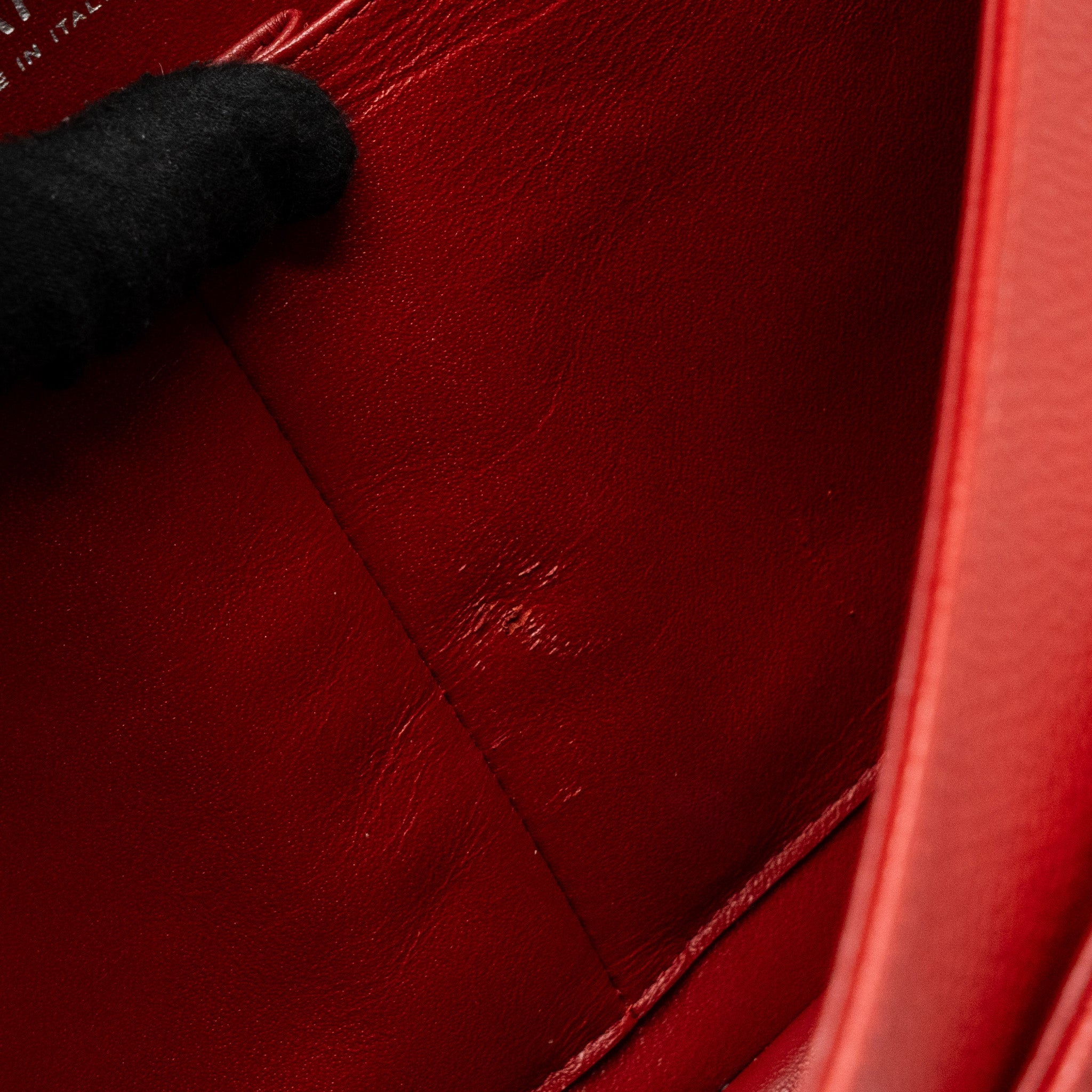 CHANEL CLASSIC JUMBO DOUBLE FLAP BAG CAVIAR RED SHW