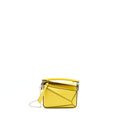 LOEWE NANO PUZZLE CLASSIC CALFSKIN YELLOW WITH SHW