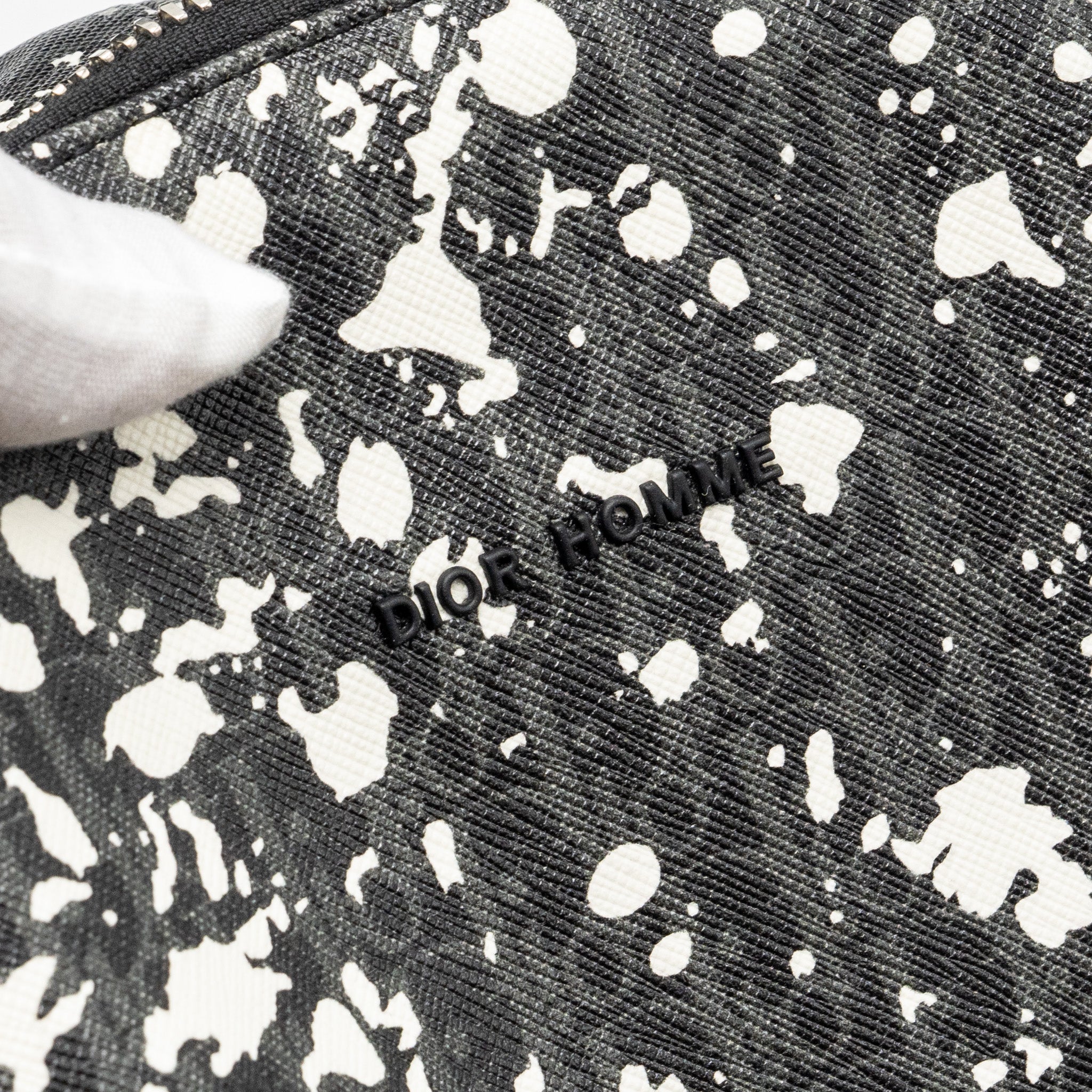 DIOR HOMME RIDER BAG CANVAS MULTICOLOUR BLACK / GREY SHW