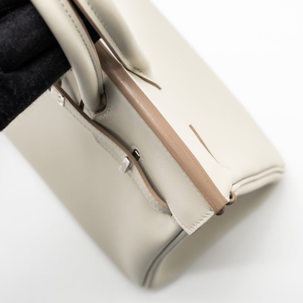 HERMES BIRKIN 25 JONATHAN 80 GRIS PERLE SHW