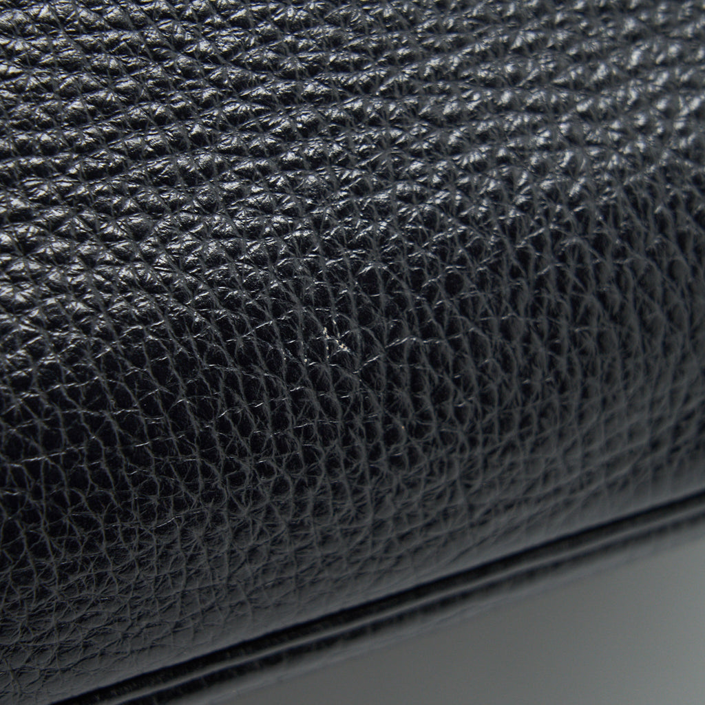 HERMES BIRKIN 35 CLEMENCE BLACK GHW