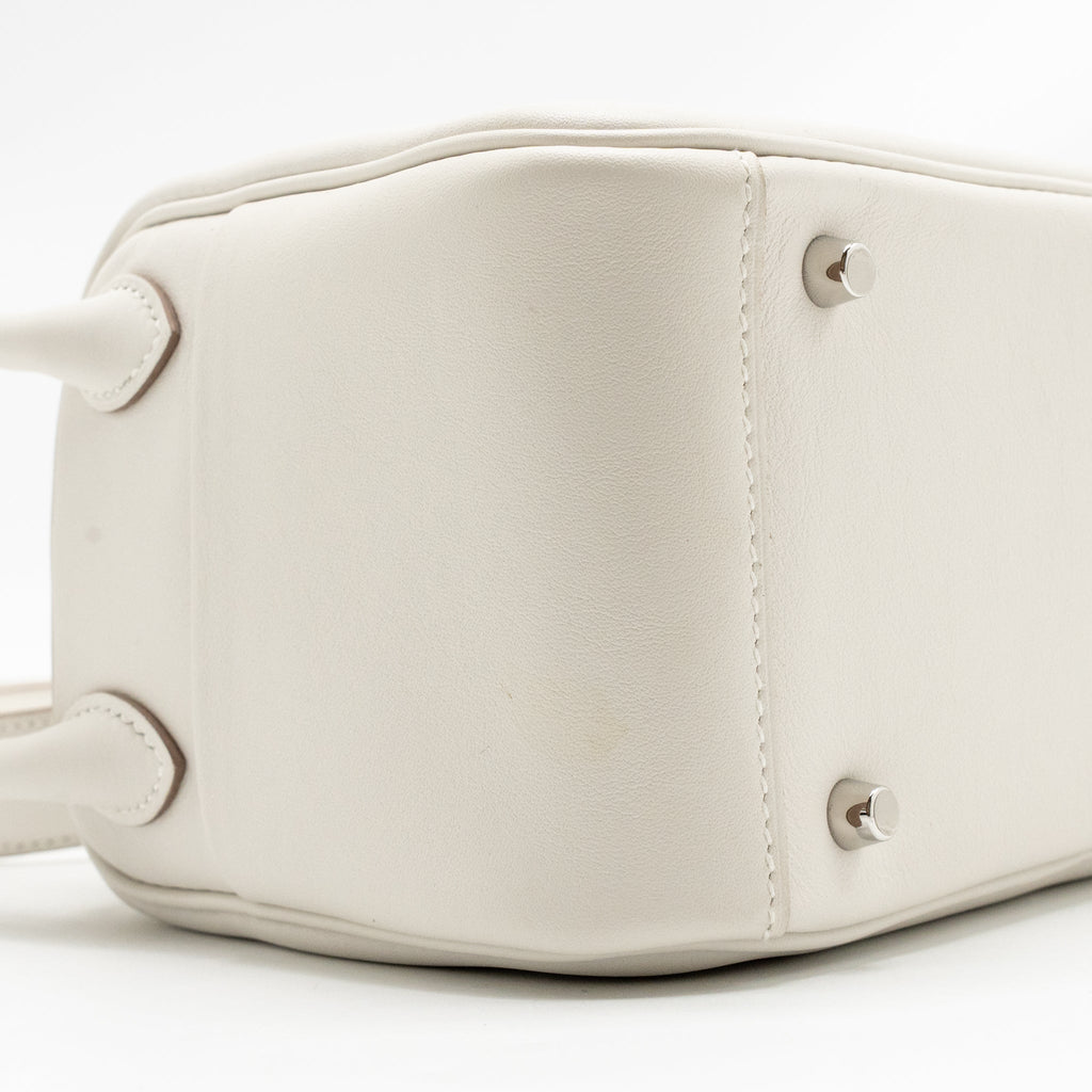 HERMES MINI LINDY SWIFT GRIS PALE/ GRIS MEYER SHW