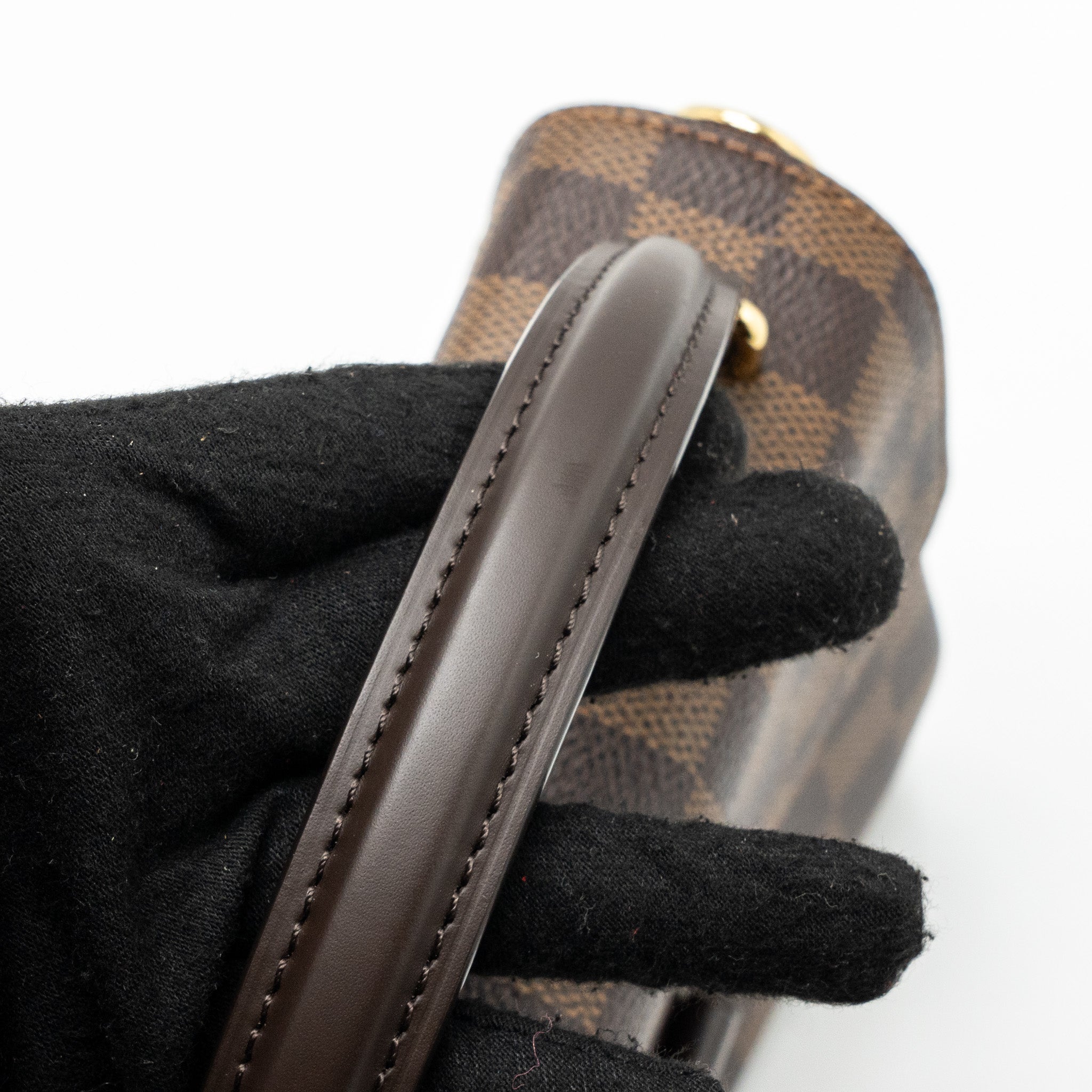 LOUIS VUITTON CROISETTE DAMIER EBENE CANVAS GHW