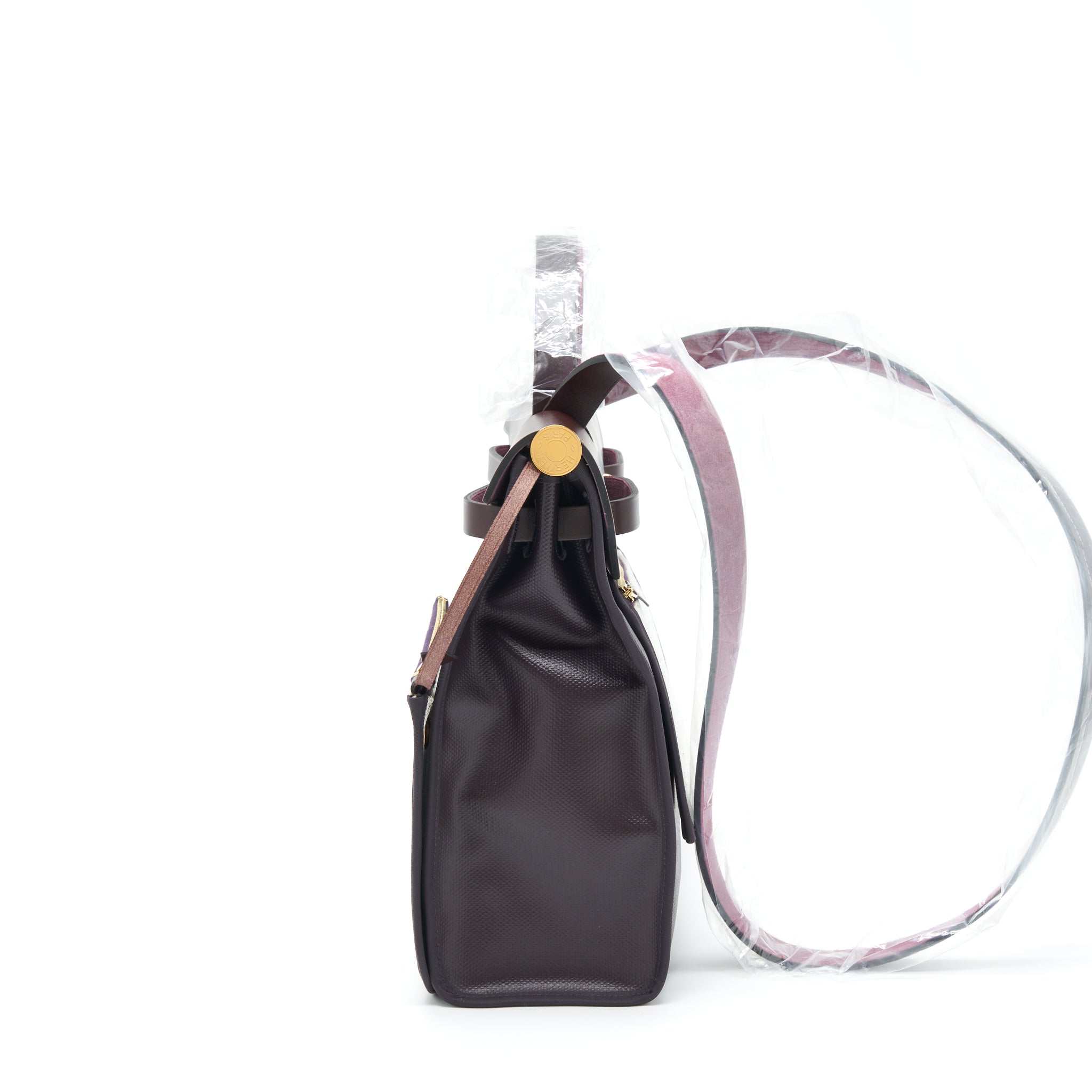 HERMES HERBAG 31 CASSIS/ECRU/NOIR/ROUGE SELLIER GHW