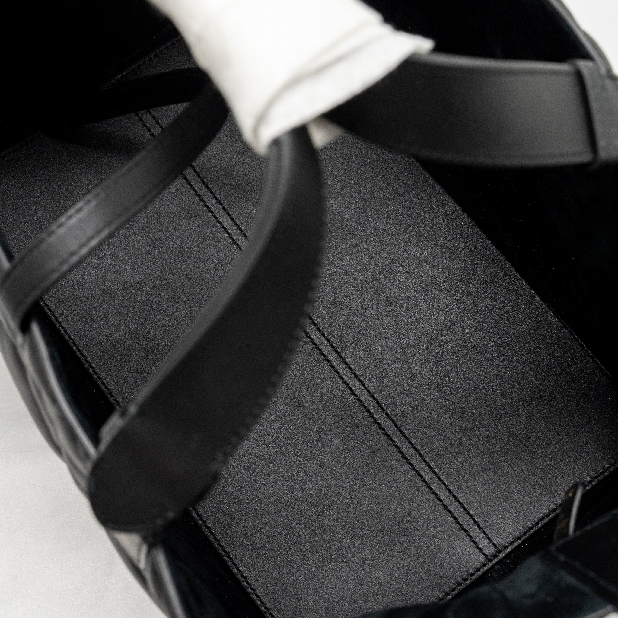 DIOR MEDIUM DIOR TOUJOURS BAG MACROCANNAGE CALFSKIN BLACK LGHW