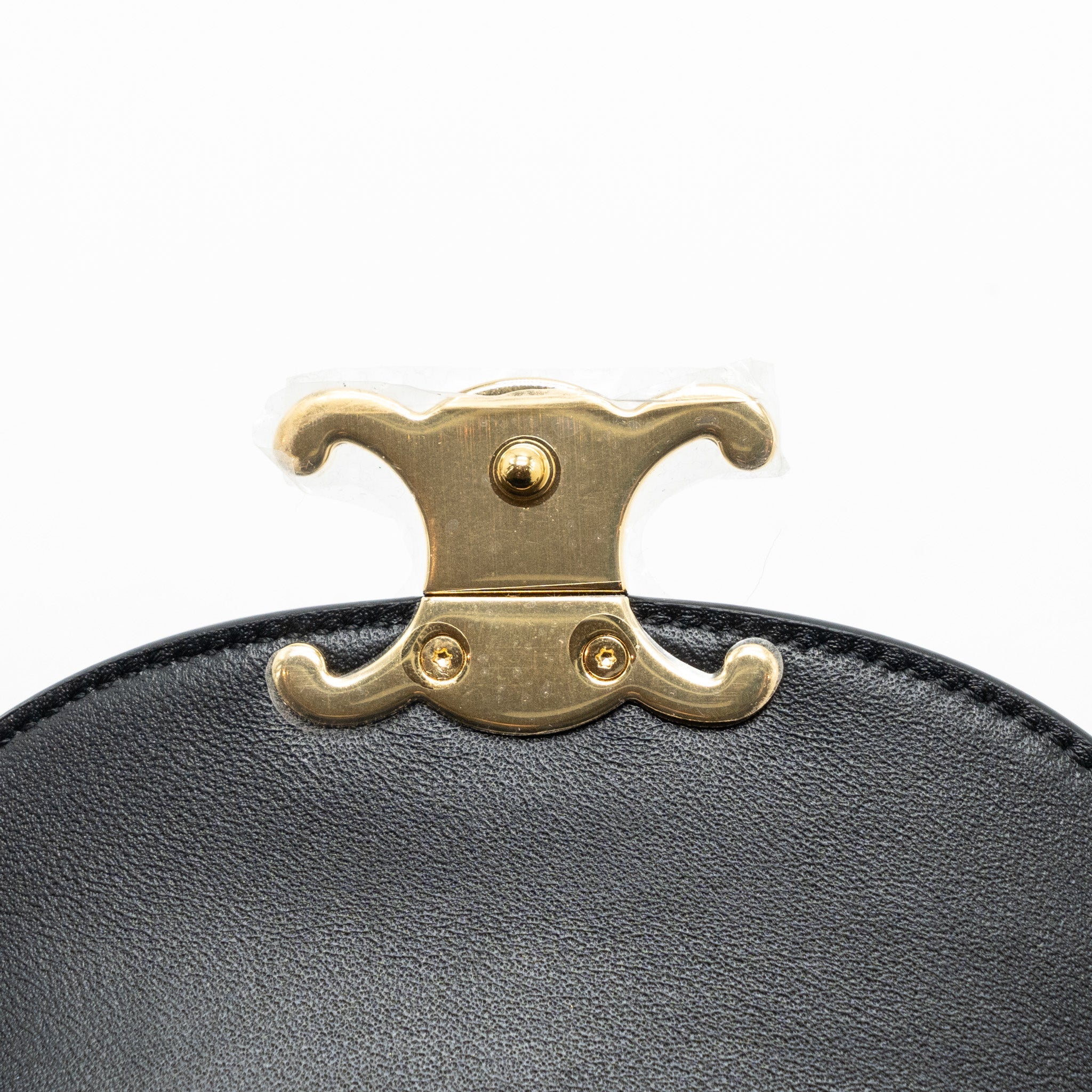 CELINE MINI BESACE SHINY CALFSKIN BLACK GHW