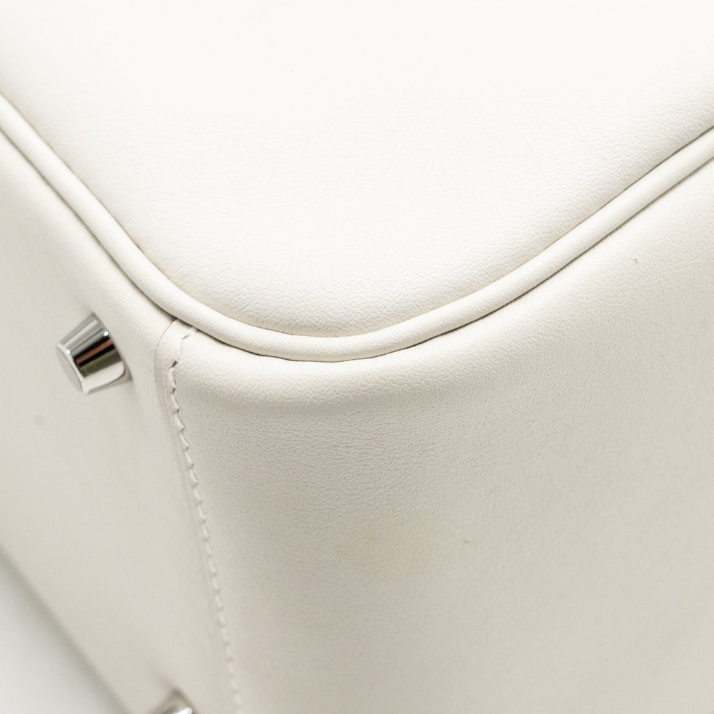 HERMES MINI LINDY SWIFT GRIS PALE/ GRIS MEYER SHW