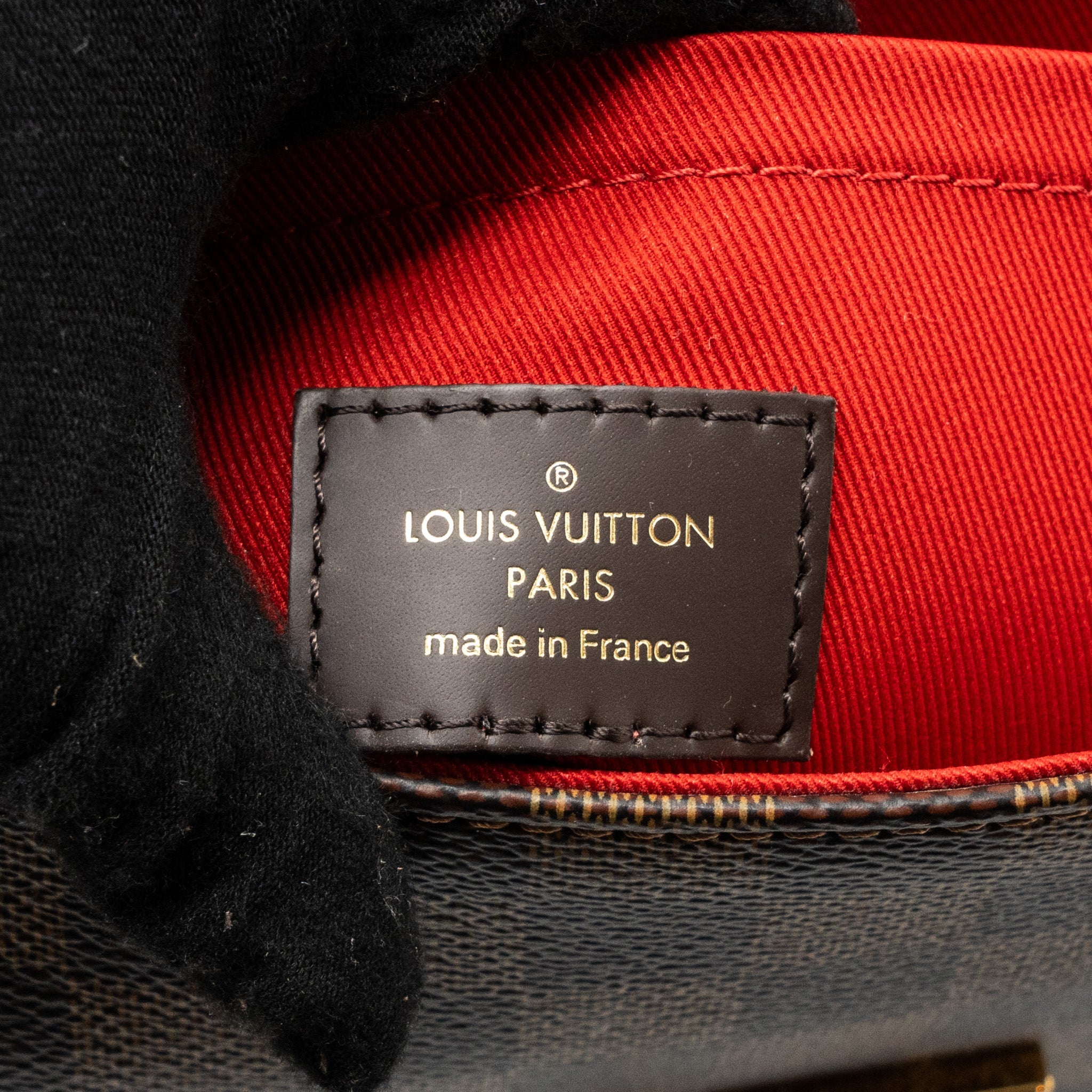LOUIS VUITTON CROISETTE DAMIER EBENE CANVAS GHW