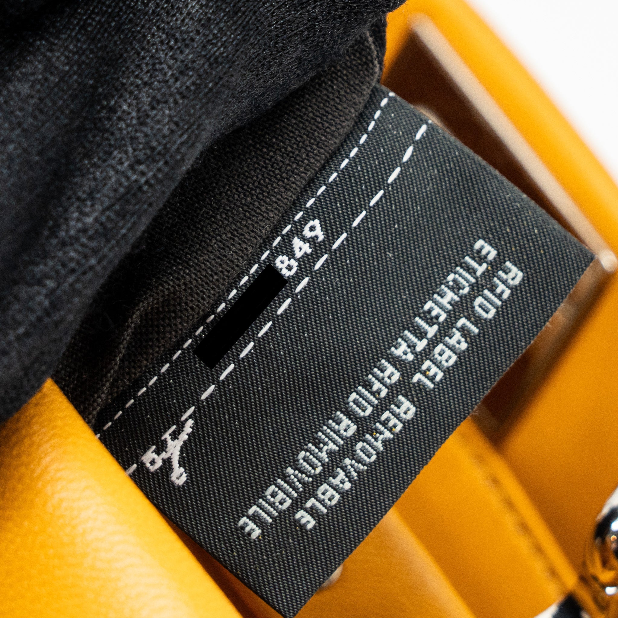 FENDI MINI PEEKABOO LAMBSKIN BRIGHT YELLOW SHW