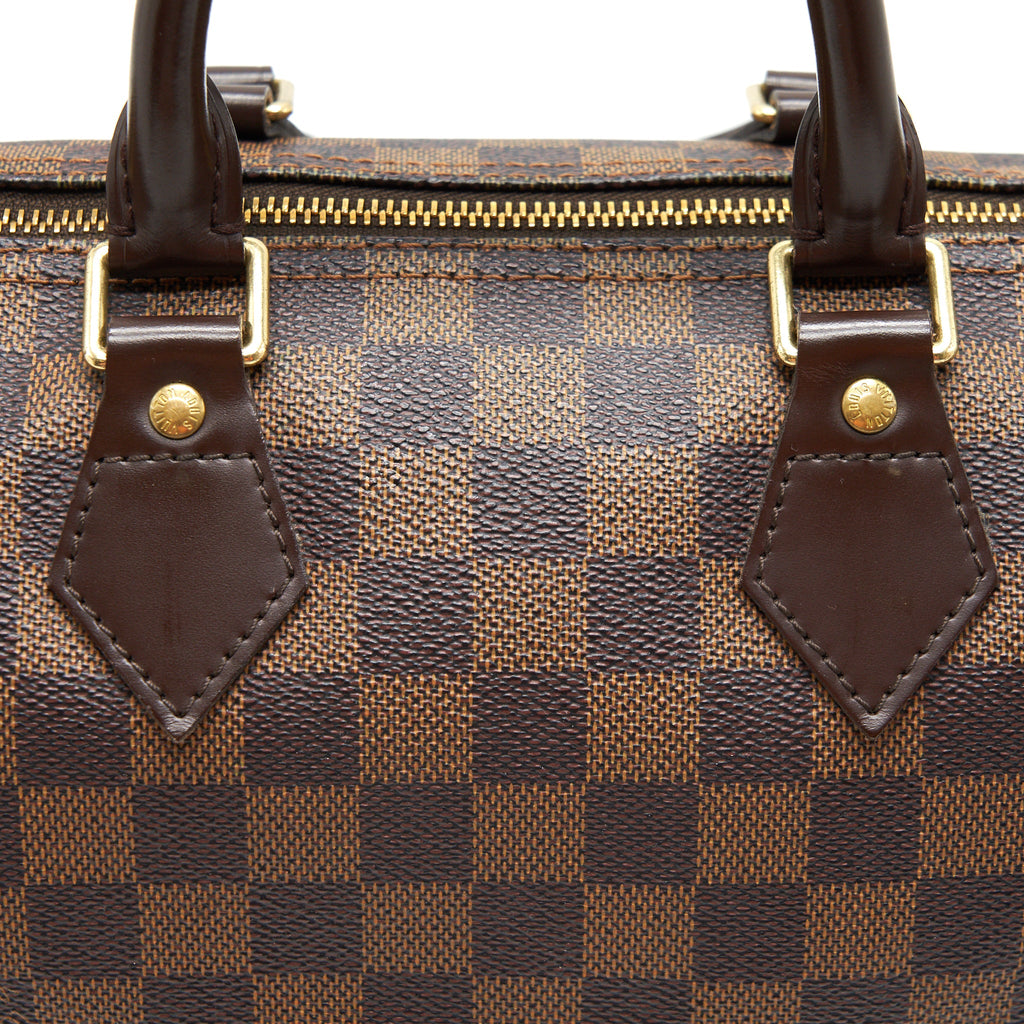 LOUIS VUITTON SPEEDY 25 DAMIER EBENE IN CANVAS