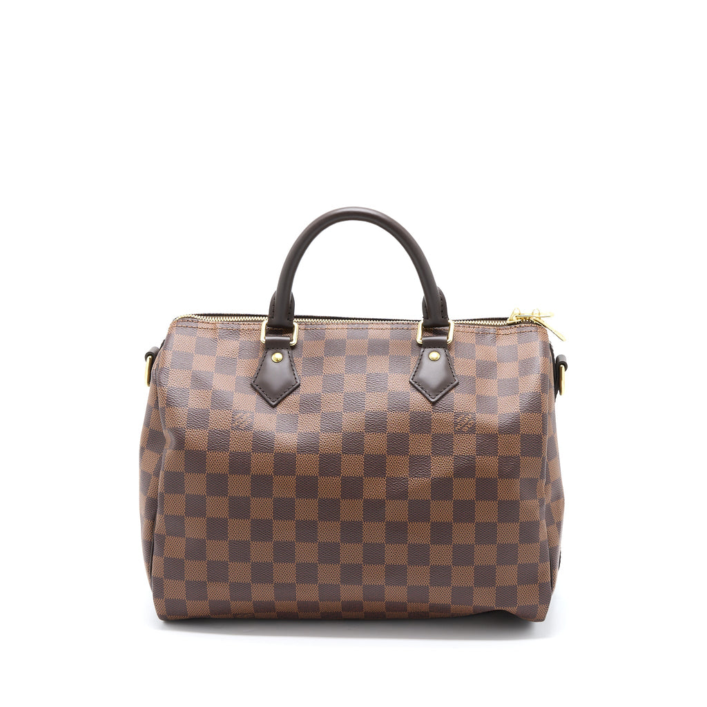LOUIS VUITTON SPEEDY BANDOULIERE 30 DAMIER EBENE CANVAS GHW (NEW VERSION)