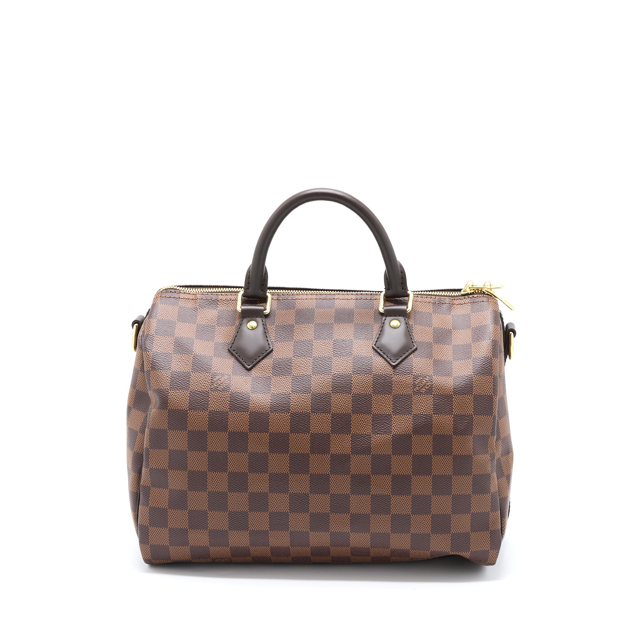 LOUIS VUITTON SPEEDY BANDOULIERE 30 DAMIER EBENE CANVAS GHW (NEW VERSION)