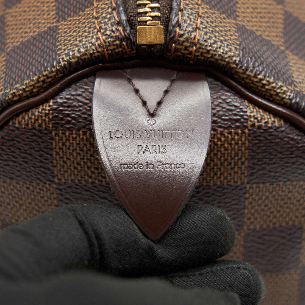 LOUIS VUITTON SPEEDY 25 DAMIER EBENE IN CANVAS