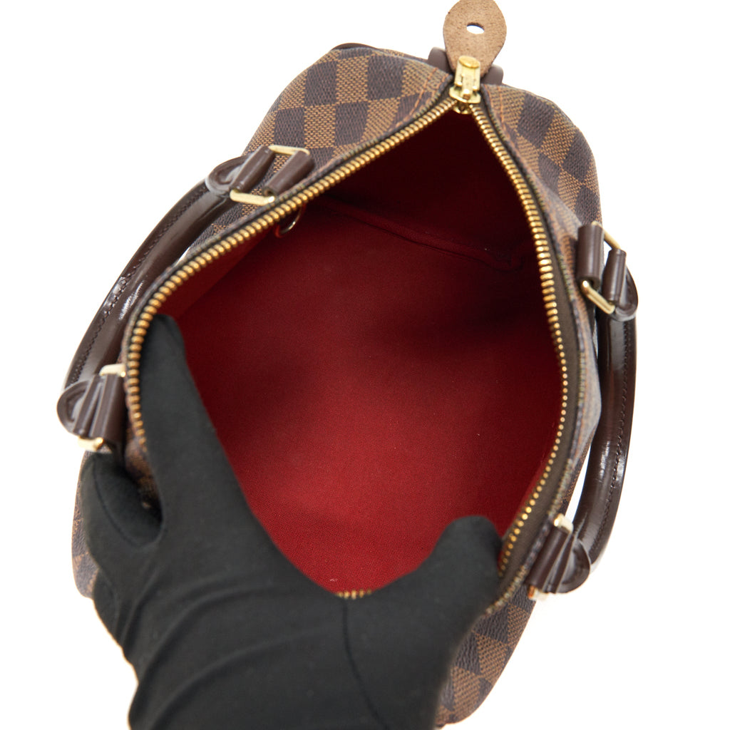LOUIS VUITTON SPEEDY 25 DAMIER EBENE IN CANVAS