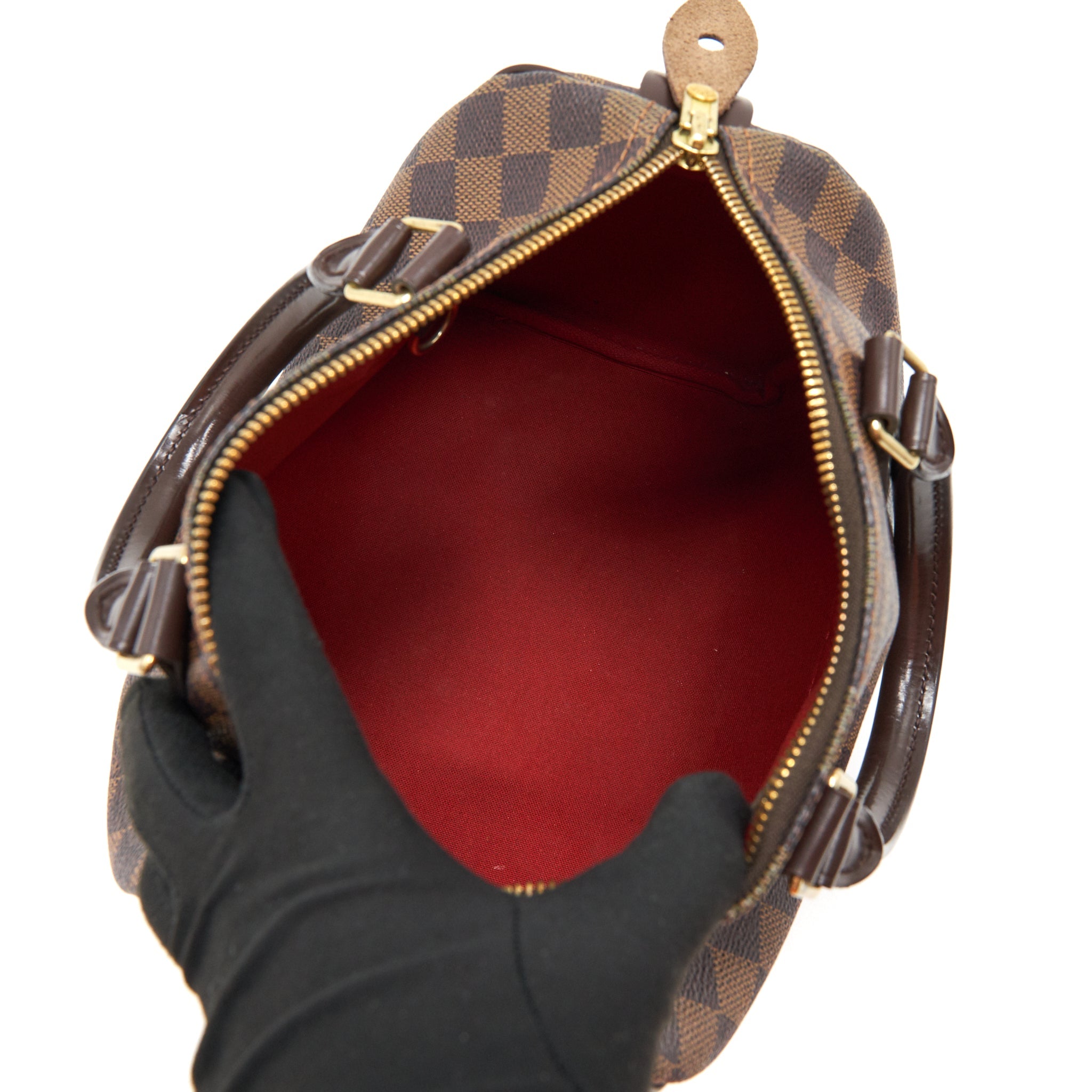 LOUIS VUITTON SPEEDY 25 DAMIER EBENE IN CANVAS