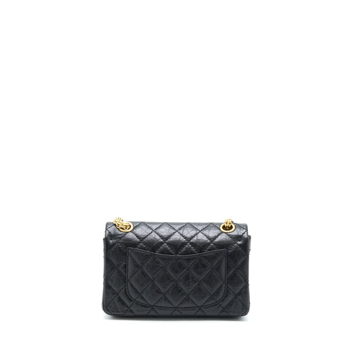 CHANEL MINI 2.55 REISSUE FLAP BAG LUCKY CHARMS CASINO LIMITED AGED CALFSKIN WITH GHW