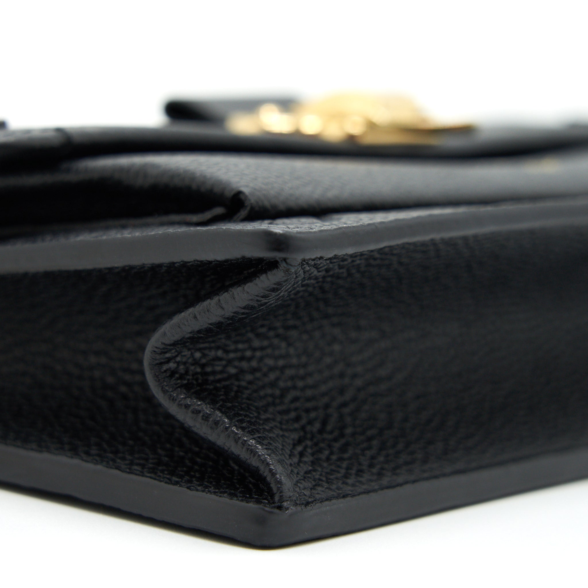 LOUIS VUITTON VAVIN CHAIN WALLET BLACK