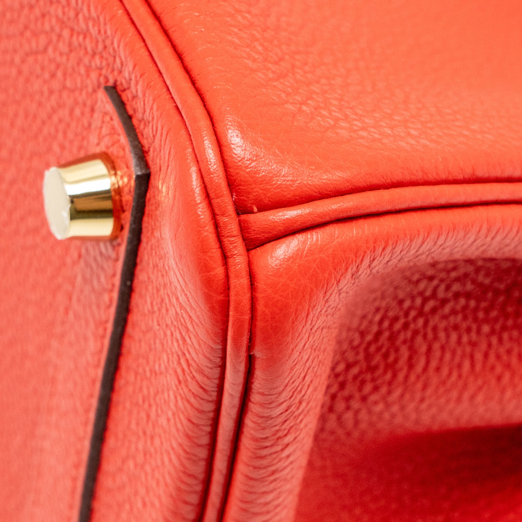 HERMES BIRKIN 25 TOGO ROUGE DE COEUR GHW