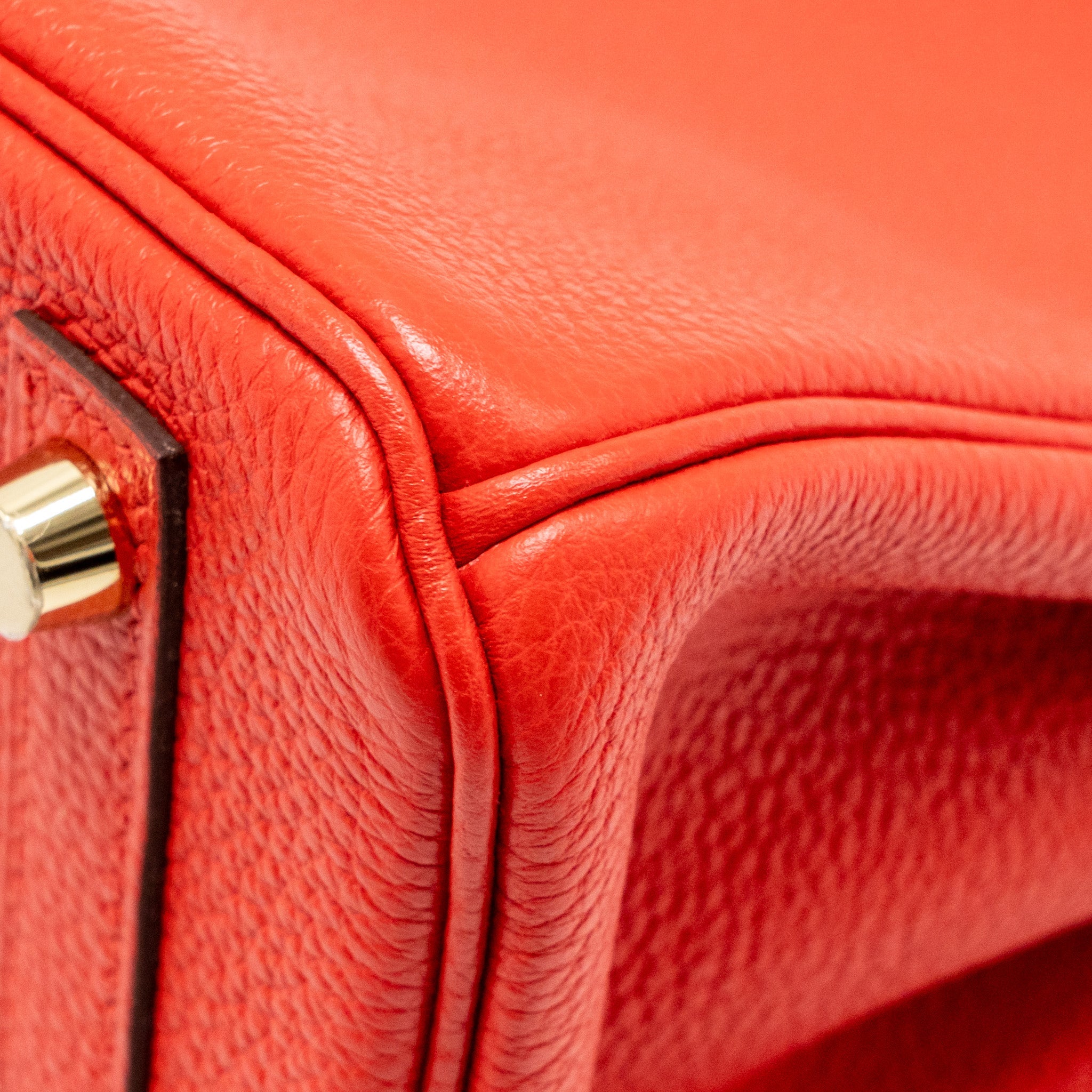 HERMES BIRKIN 25 TOGO ROUGE DE COEUR GHW