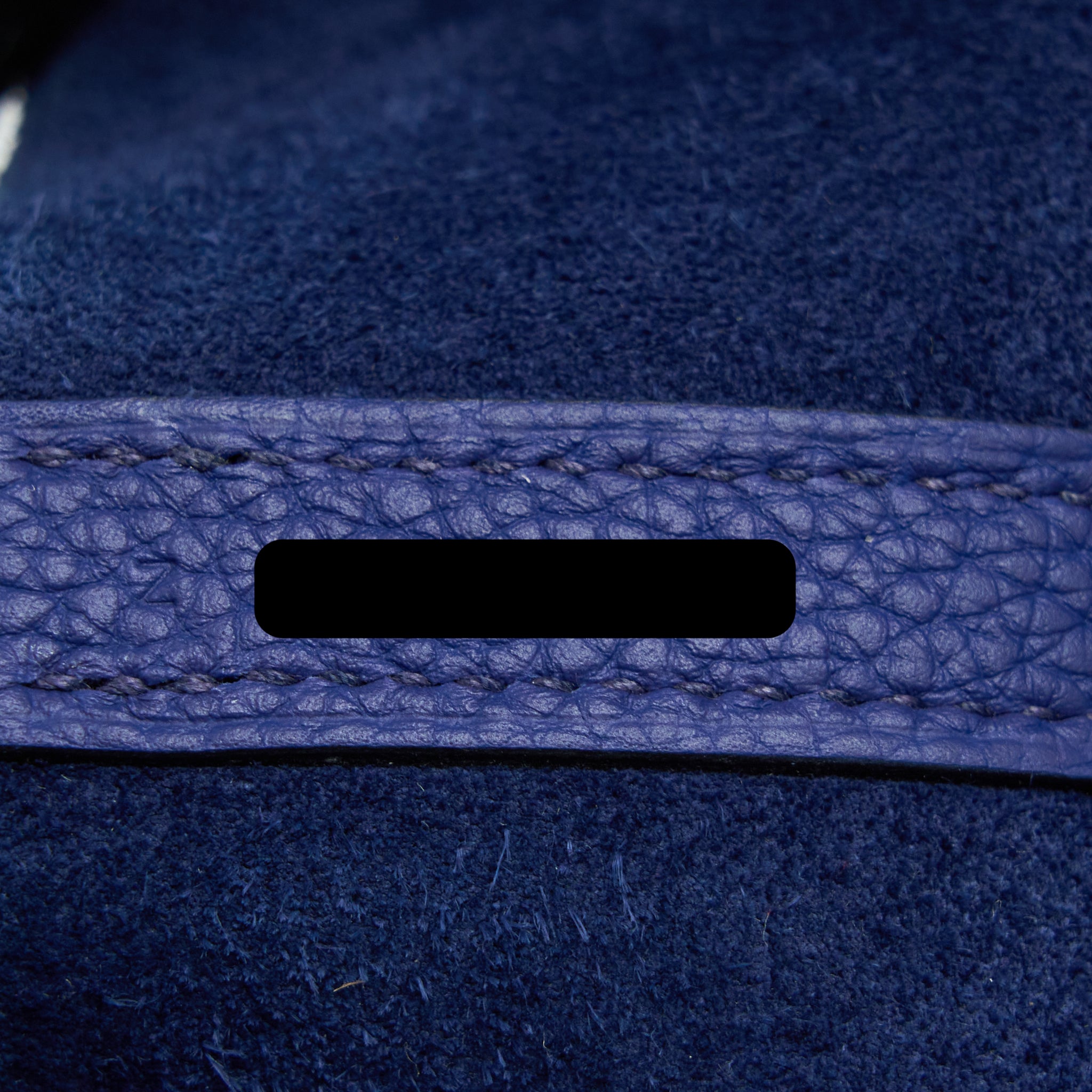 HERMES PICOTIN 22 LOCK BAG TAURILLON MAURICE BLUE SAPHIR GHW
