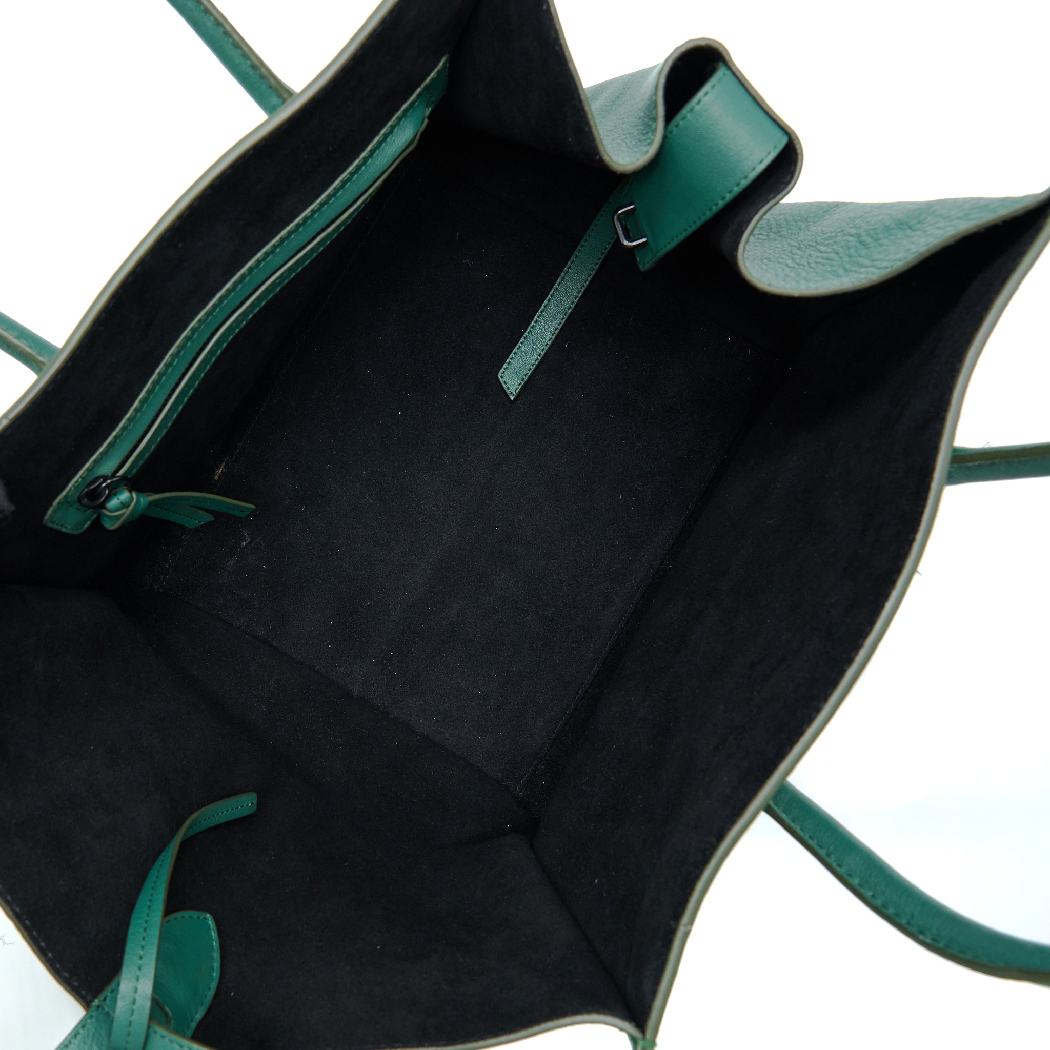 CELINE PHANTOM TOTE BAG DARK GREEN