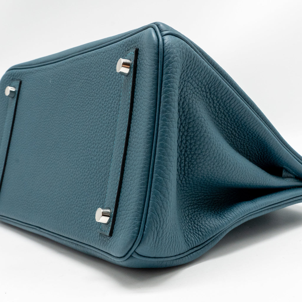 HERMES BIRKIN 30 TOGO VERT BOSPHORUS / BLUE OCEAN SHW