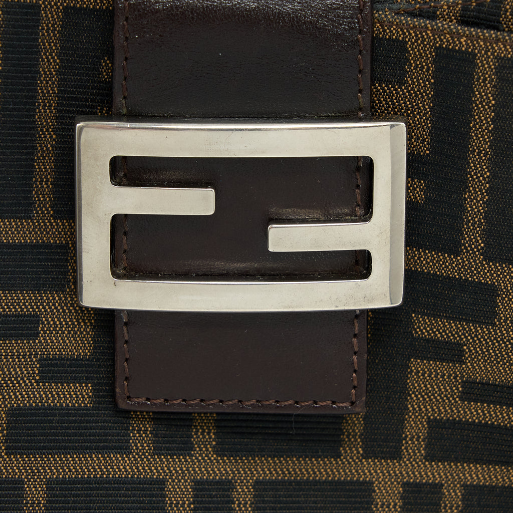 FENDI VINTAGE ZUCCA SHOULDER BAG CANVAS SHW
