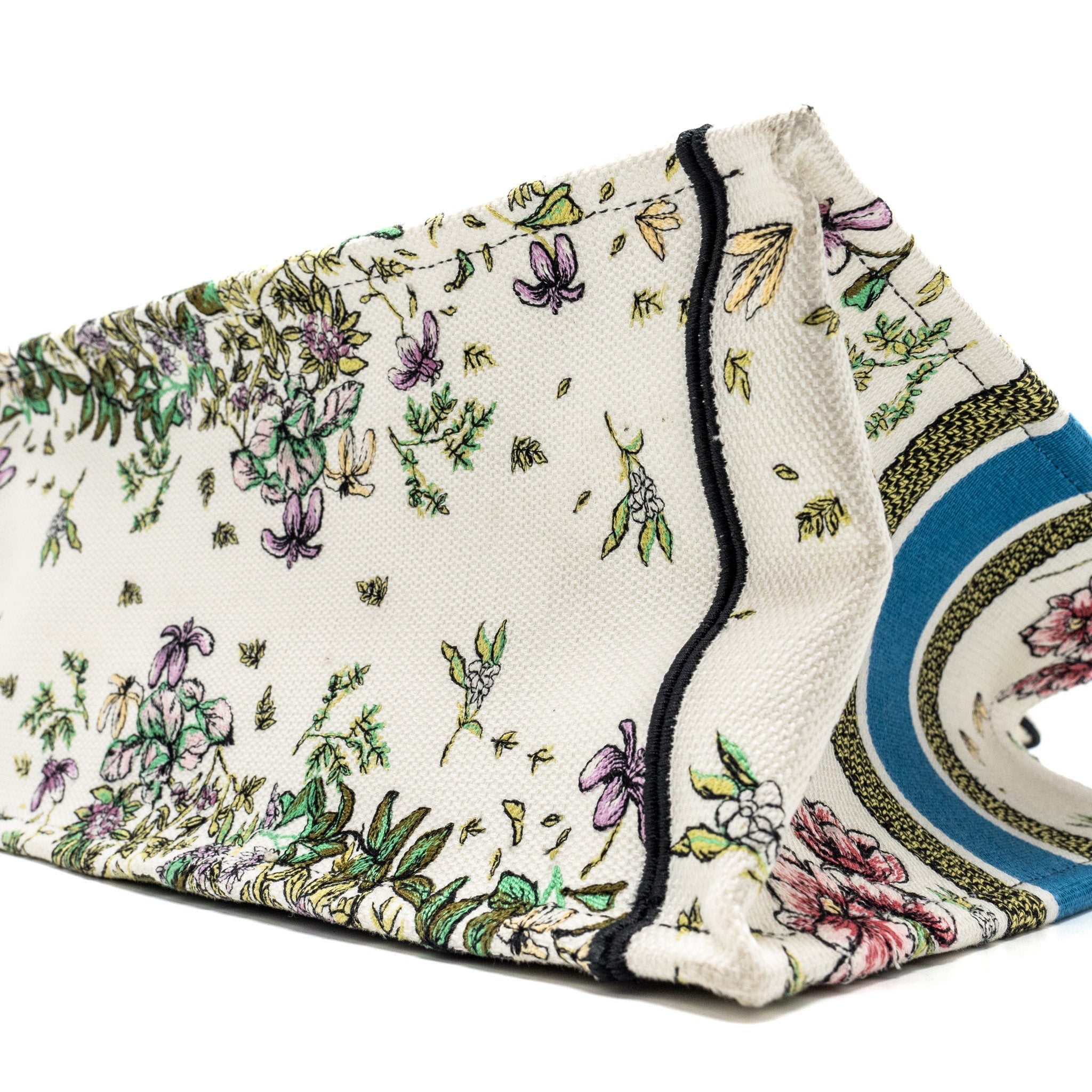 DIOR MEDIUM BOOK TOTE LIMITED CANVAS MULTICOLOUR