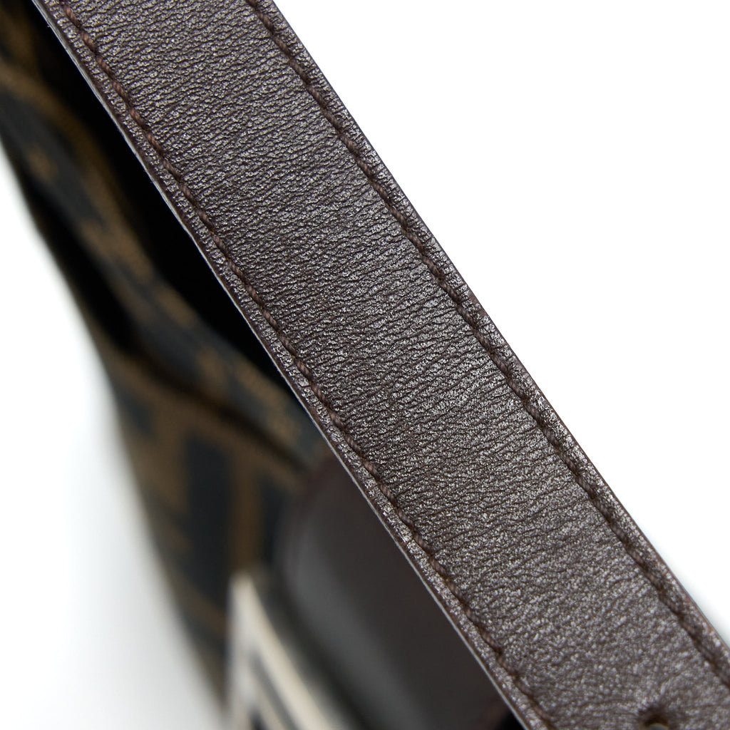 FENDI VINTAGE ZUCCA SHOULDER BAG CANVAS SHW
