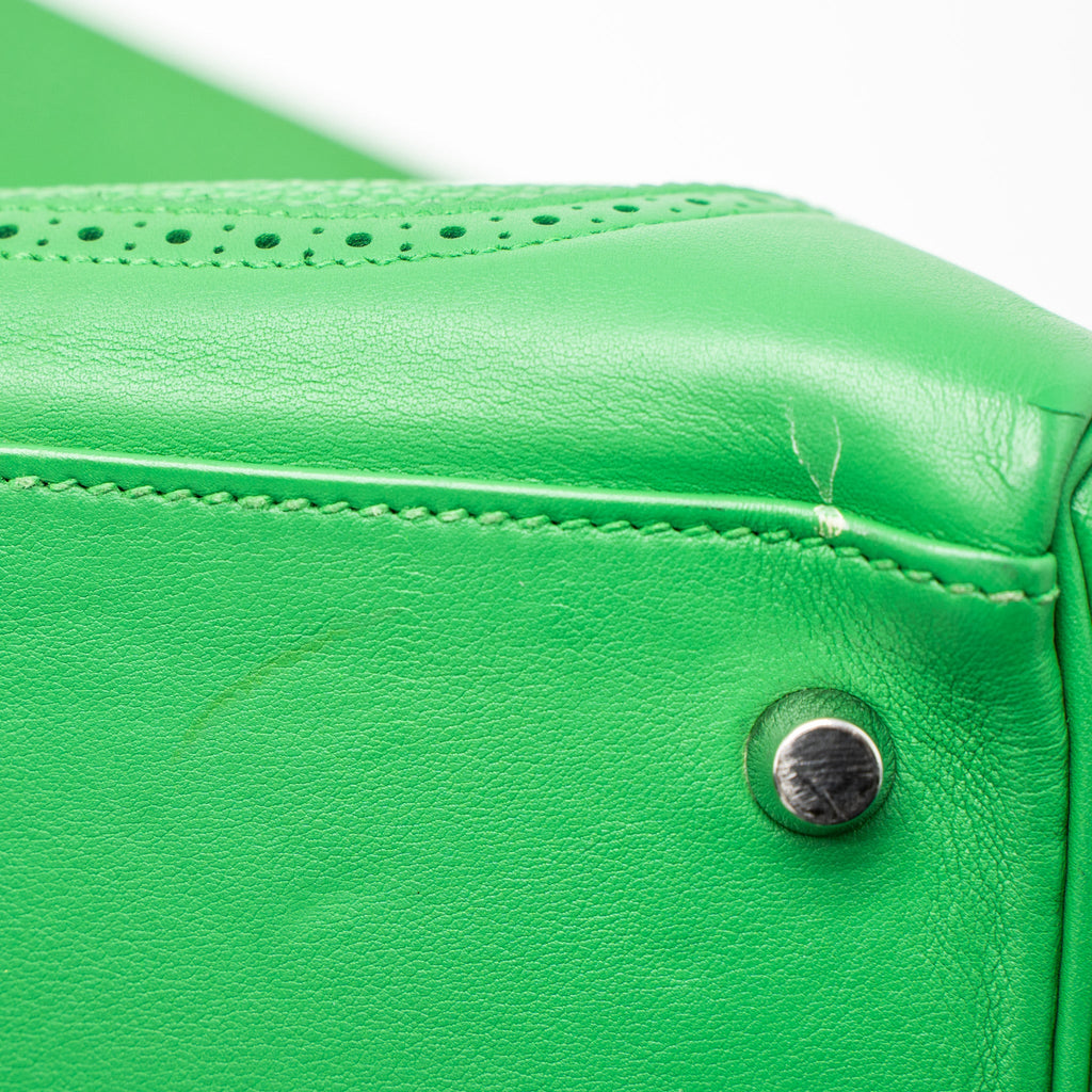 HERMES KELLY 32 GHILLIES TOGO/SWIFT BAMBOO SHW