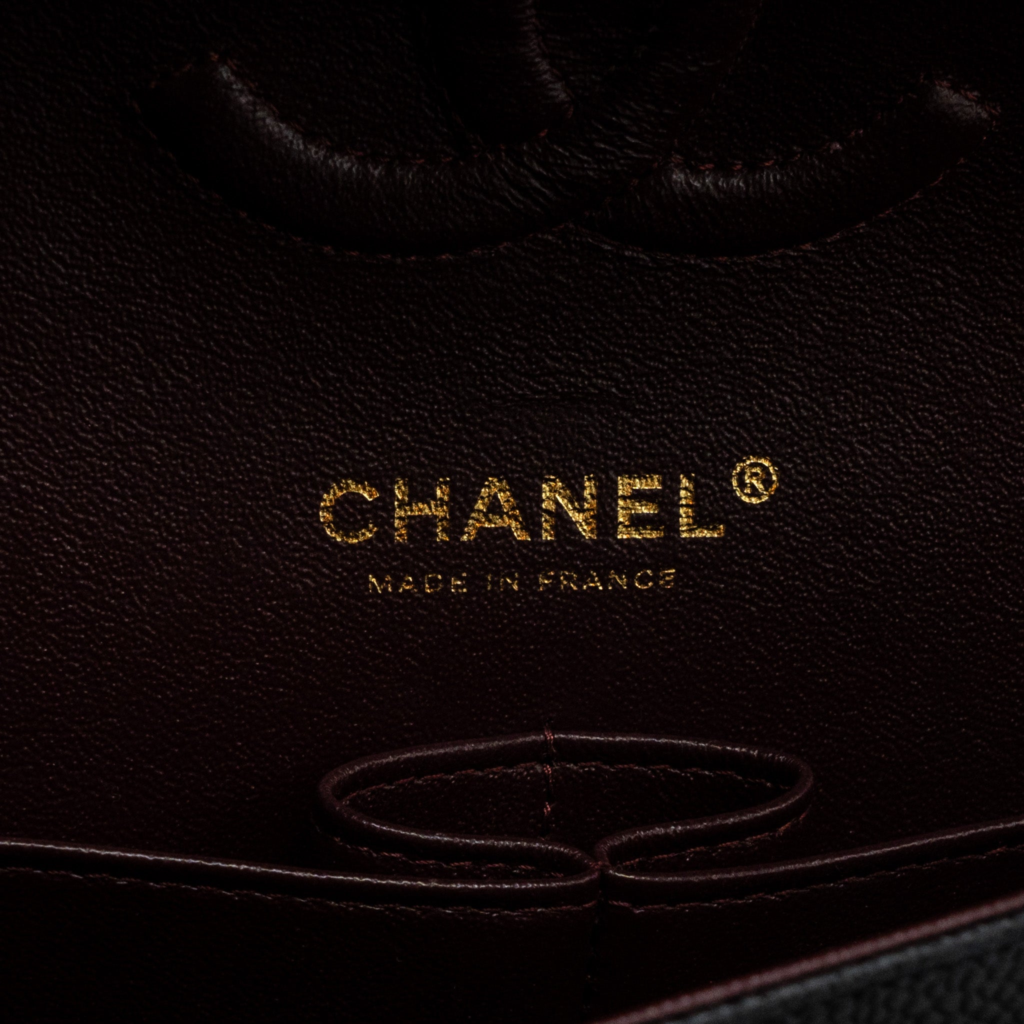CHANEL MEDIUM CLASSIC DOUBLE FLAP BAG CAVIAR BLACK GHW(MICROCHIP)